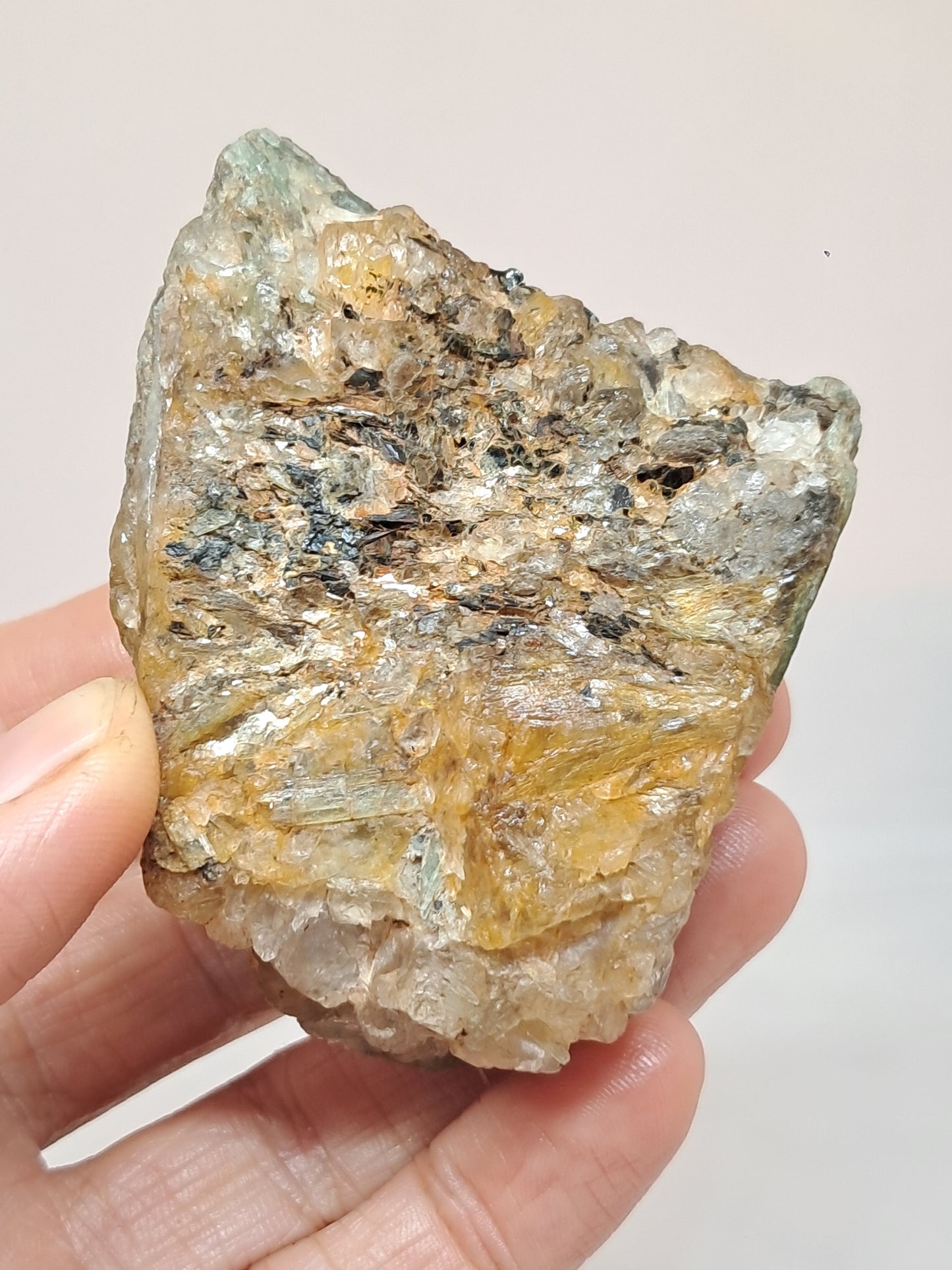 Green Kyanite (Tamil Nadu) Natural Stone #KY4