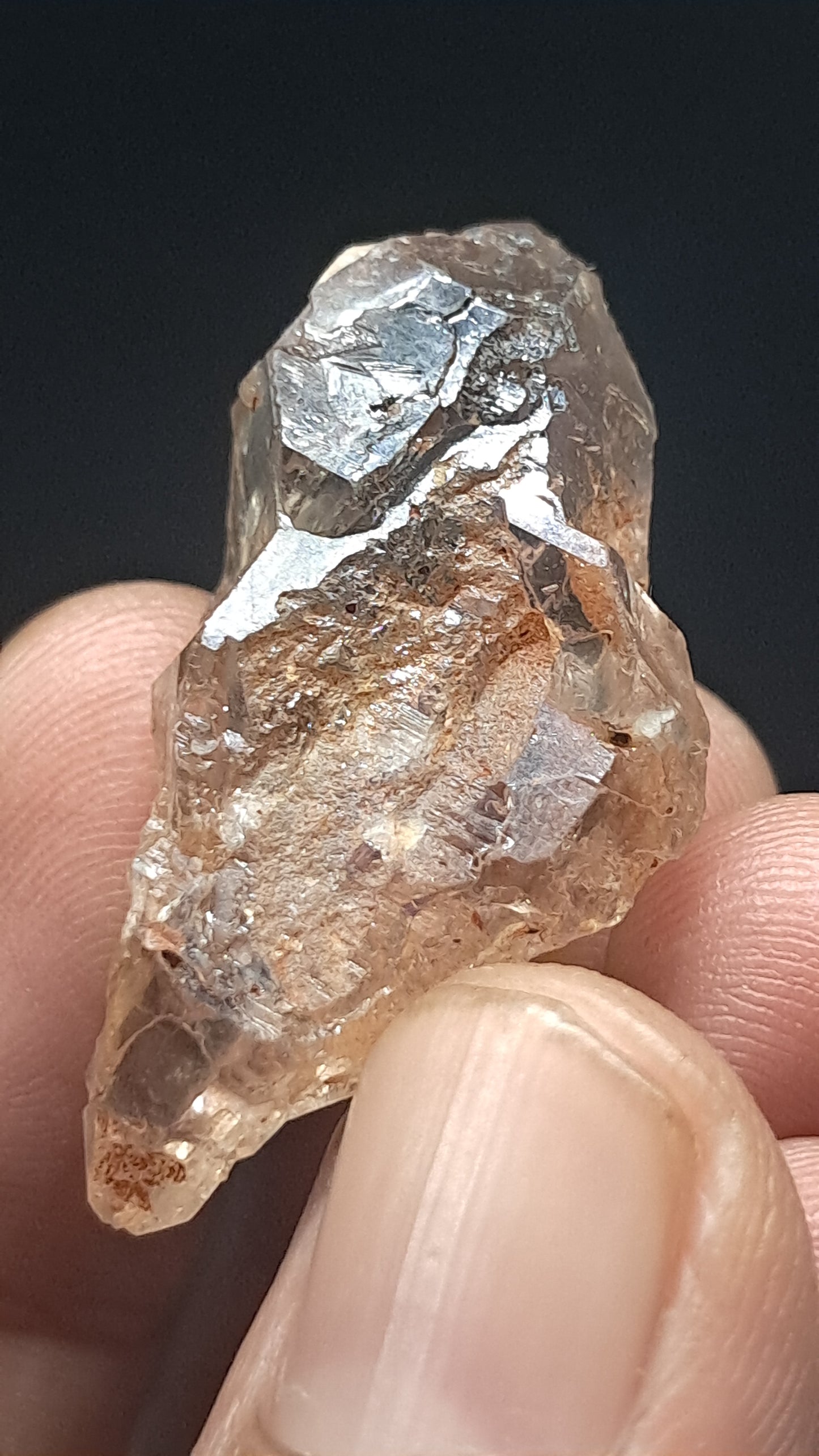 Smokey Amethyst Biterminated Scepter (Karur) Raw Natural Crystal | Mineral Specimen #EQ29