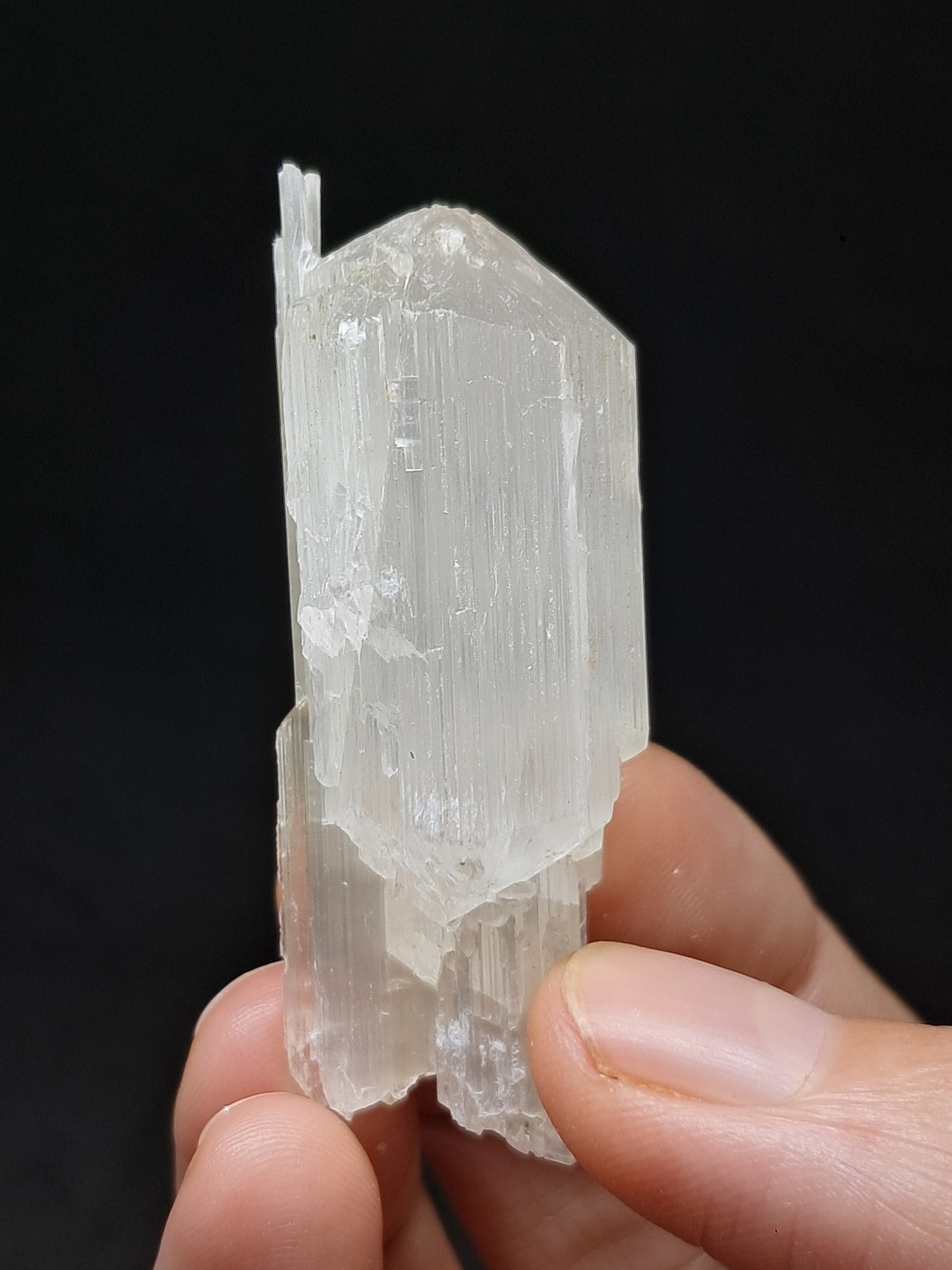 Satin Spar *Selenite* (India) Fibrous Gypsum | Mineral Specimen | Rough Crystal #SE3