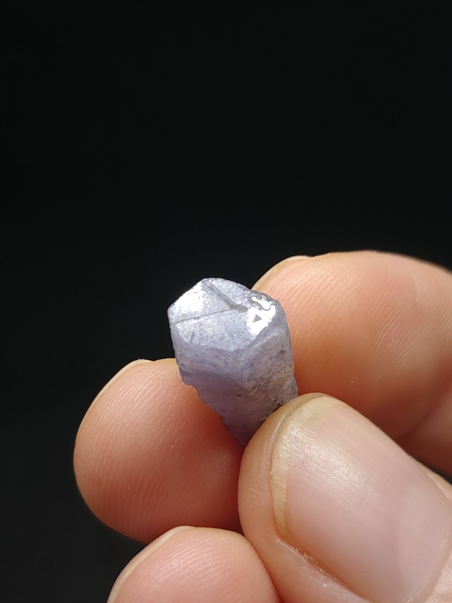 Natural Sapphire w/ Record Keeper (Madagascar) Rough Stone | Mineral Specimen #SP49
