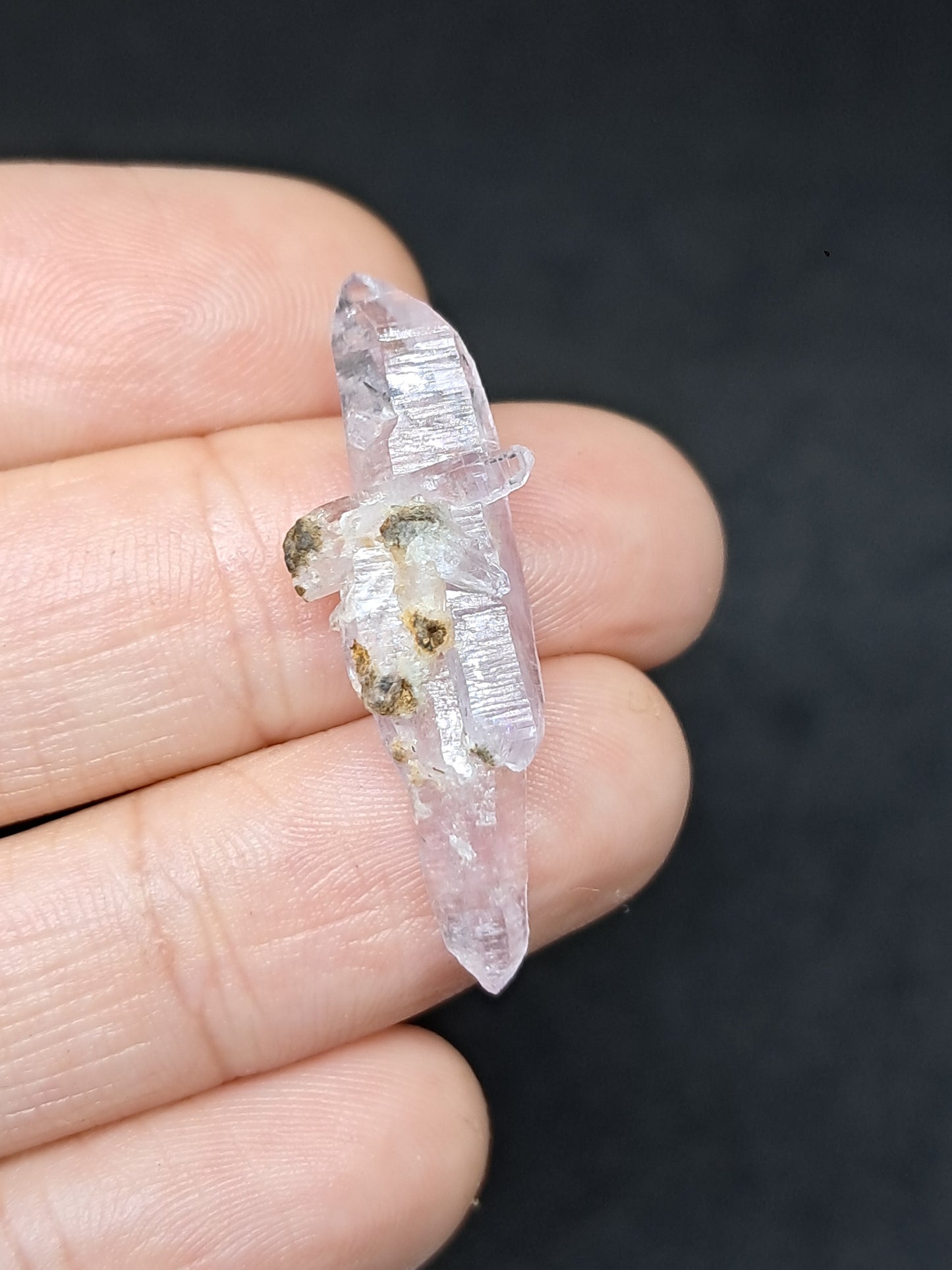 Cuarzo Amatista de Veracruz Biterminado (México) | Cristal Natural | Muestra Mineral #VA50