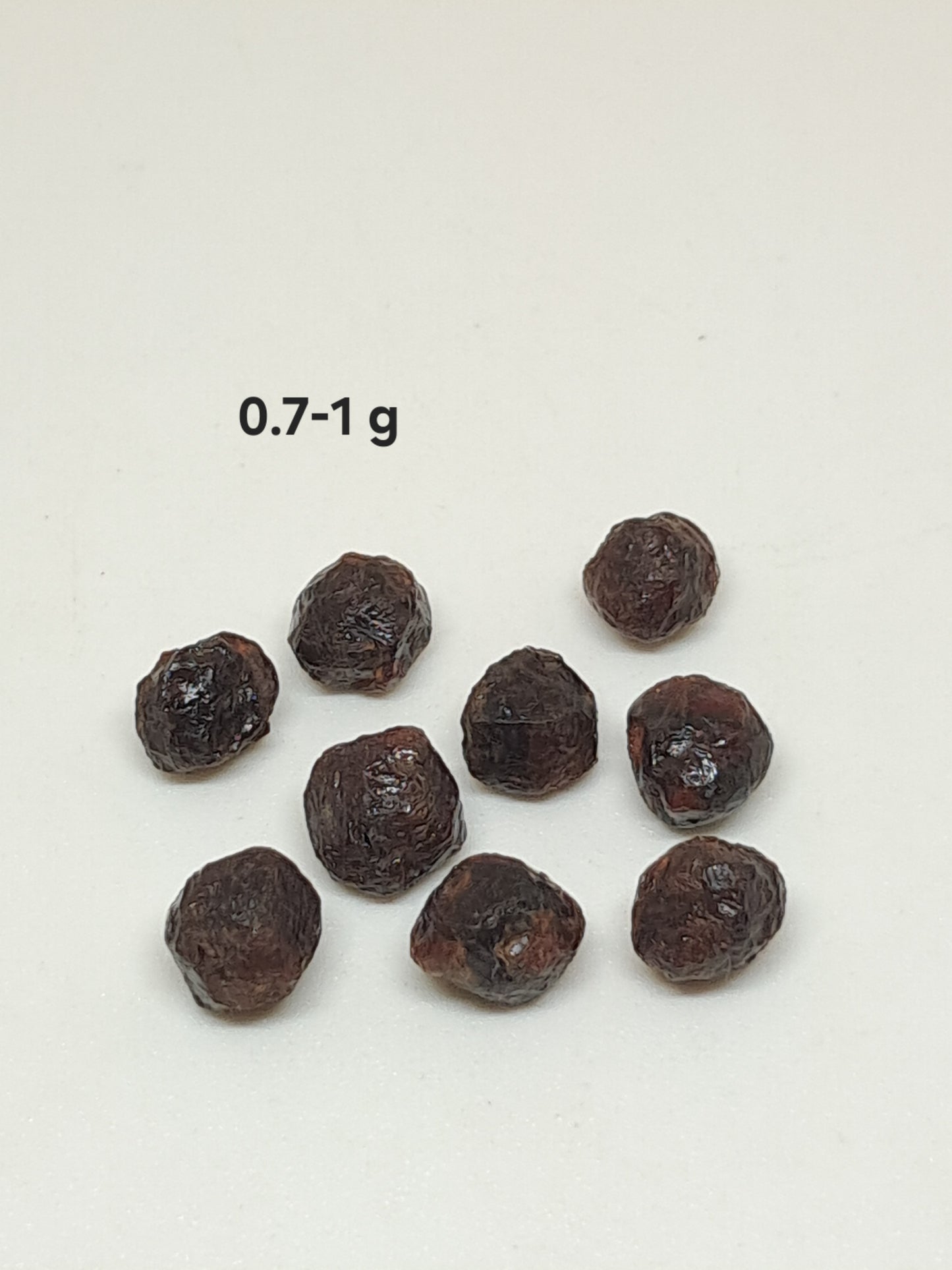 Red Garnet (Karur) Raw Crystal | Naturally Round Shaped | Rough Stone #RG11