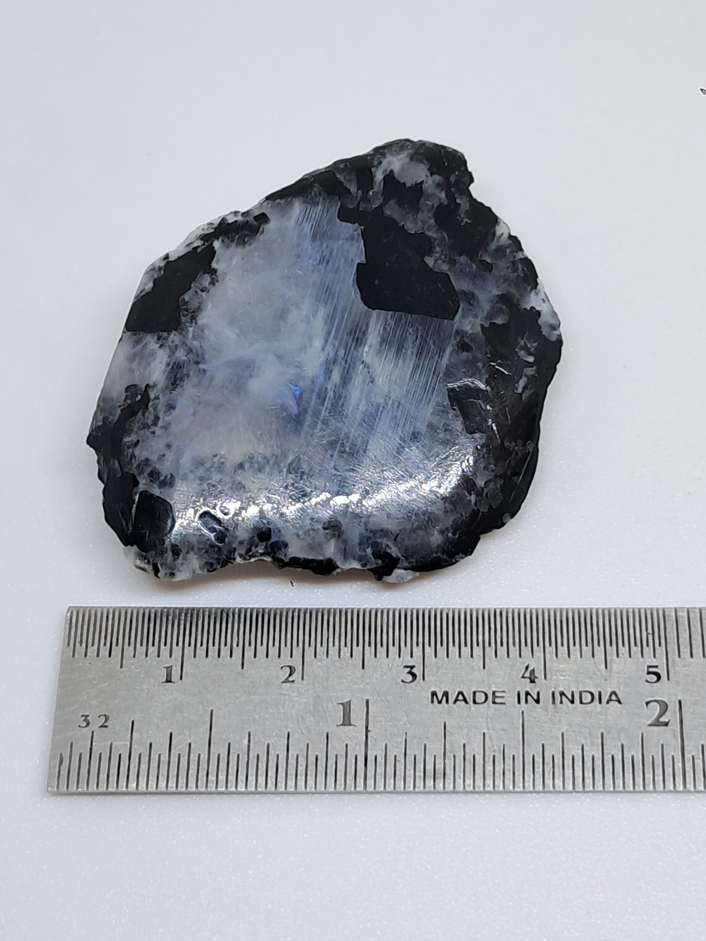 White Labradorite | Rainbow Moonstone *High Grade* (Tamil Nadu) Rough & Polished Stone | Natural Rock #MN22