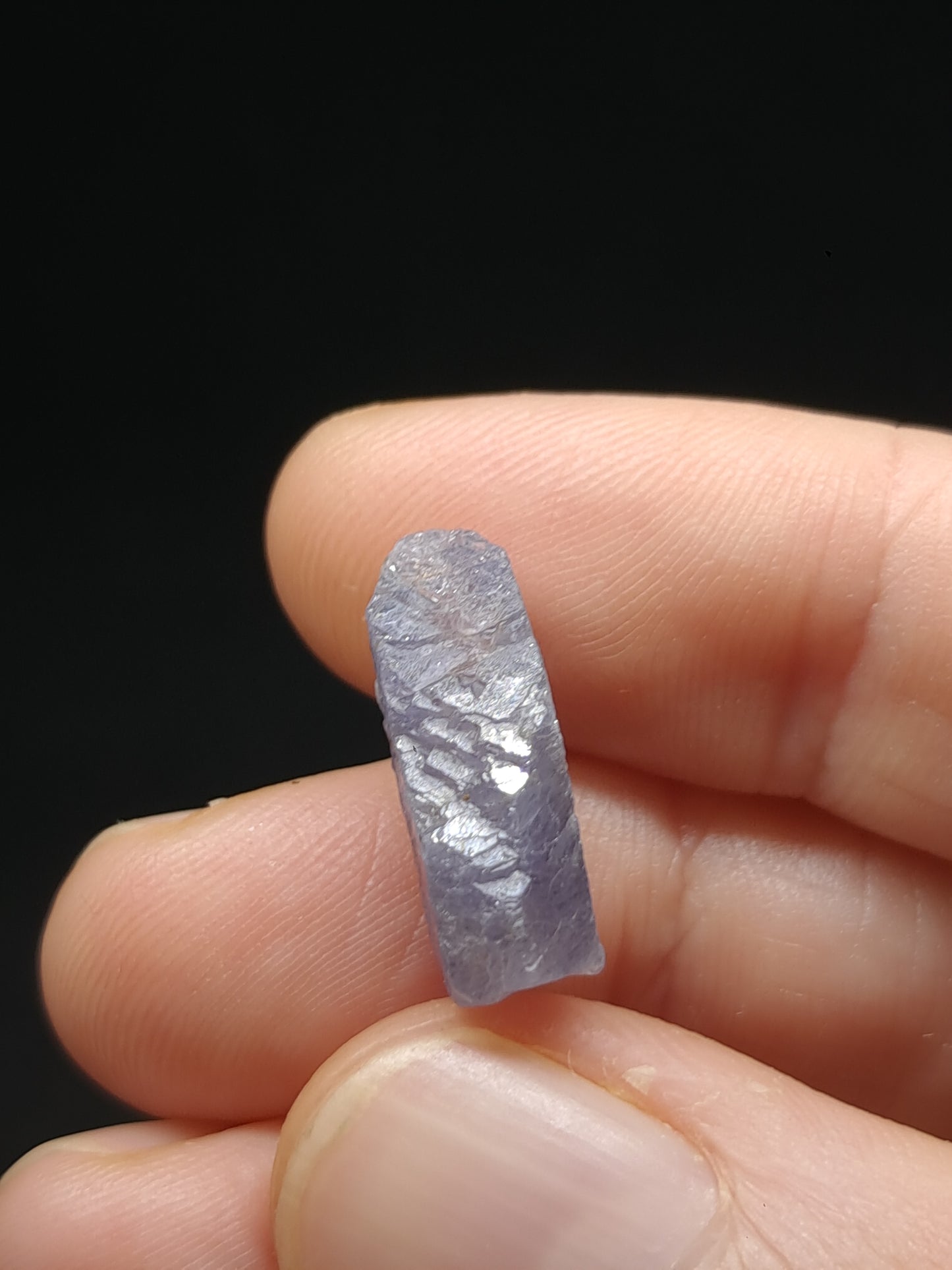 Natural Sapphire w/ Record Keeper (Madagascar) Rough Stone | Mineral Specimen #SP49