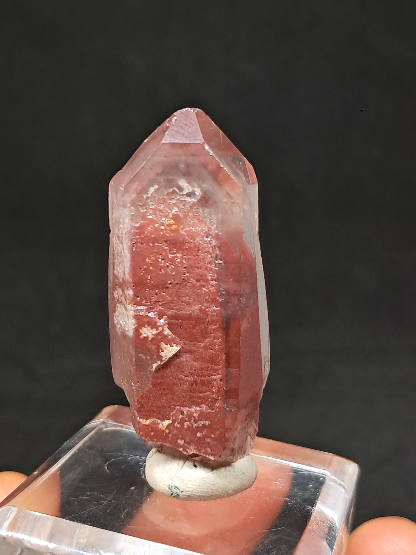 Hematite Phantom Quartz (Telangana) | Natural Crystal | Mineral Specimen #HPQ50