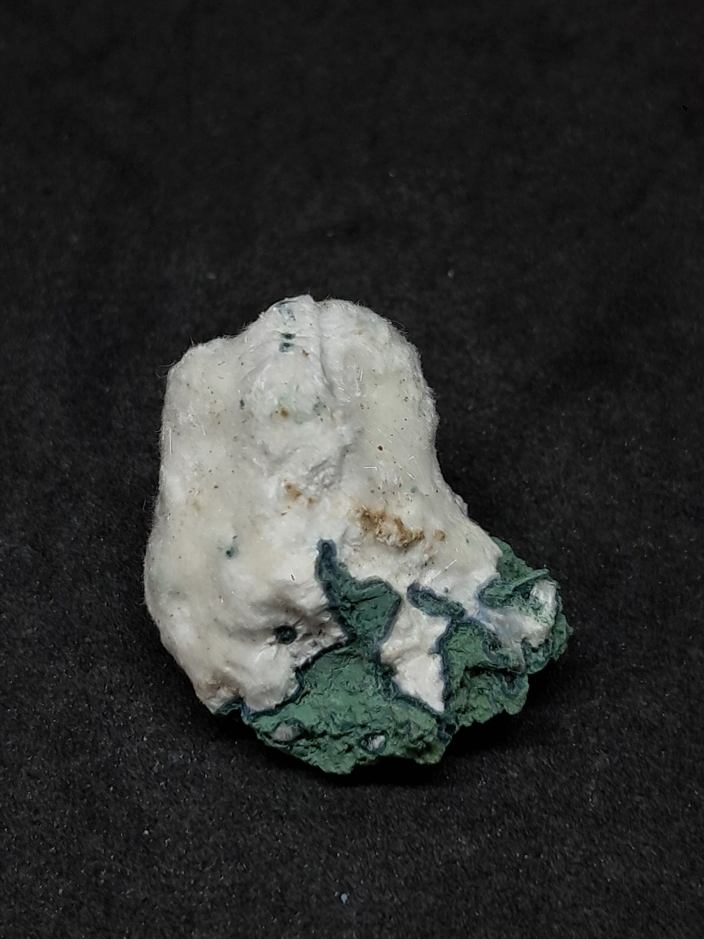 Okenite on Chalcedony (Mumbai) Mineral Specimen | Natural Crystal #OK41