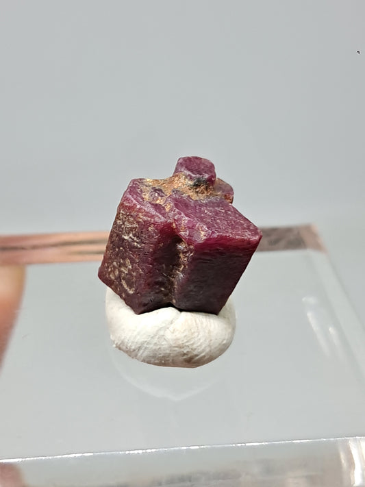 Rough Ruby Crystal (Tamil Nadu) Natural Stone | Mineral Specimen #RB23