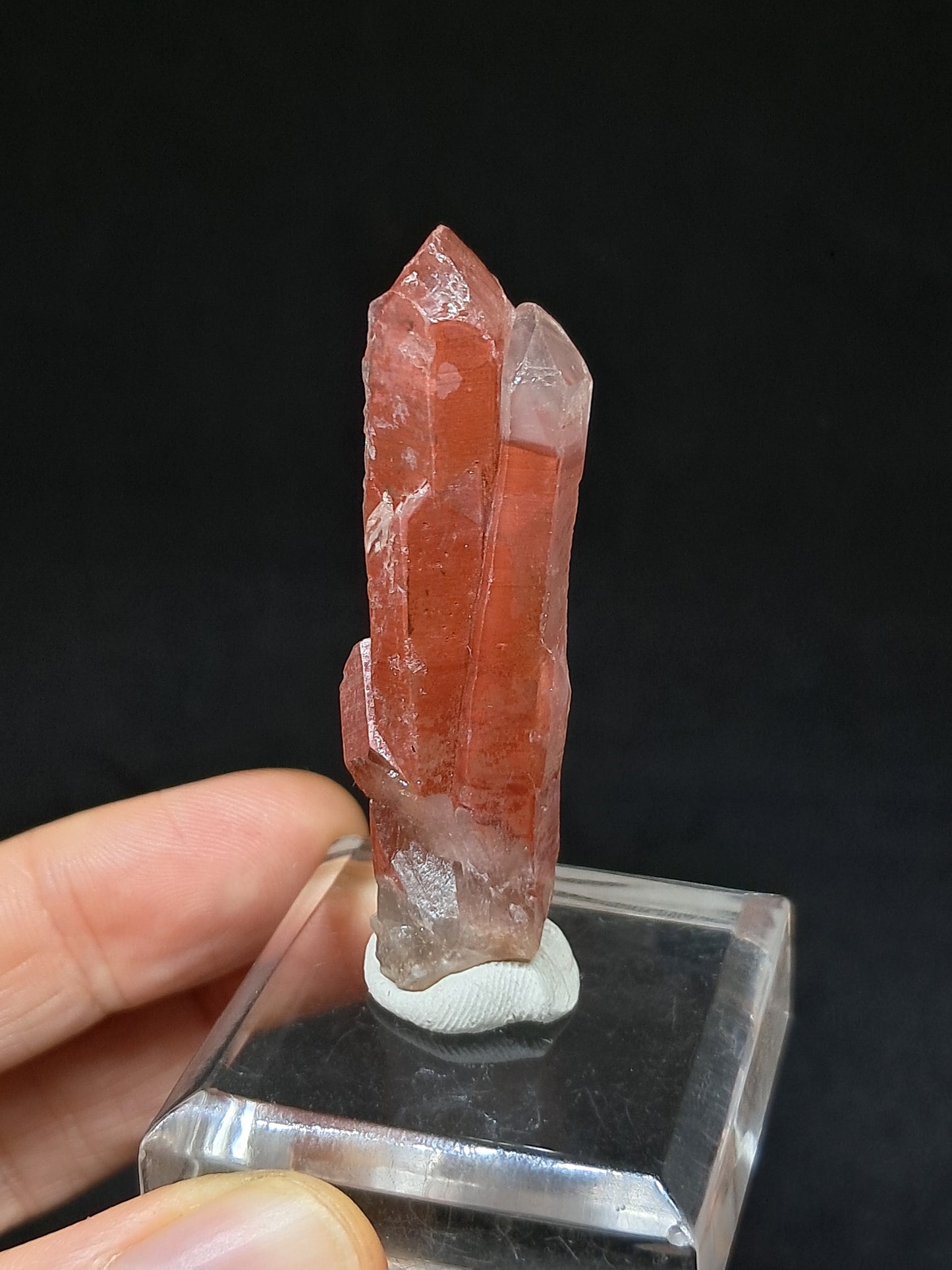 Hematite Phantom Quartz (Telangana) | Natural Crystal | Mineral Specimen #HPQ62