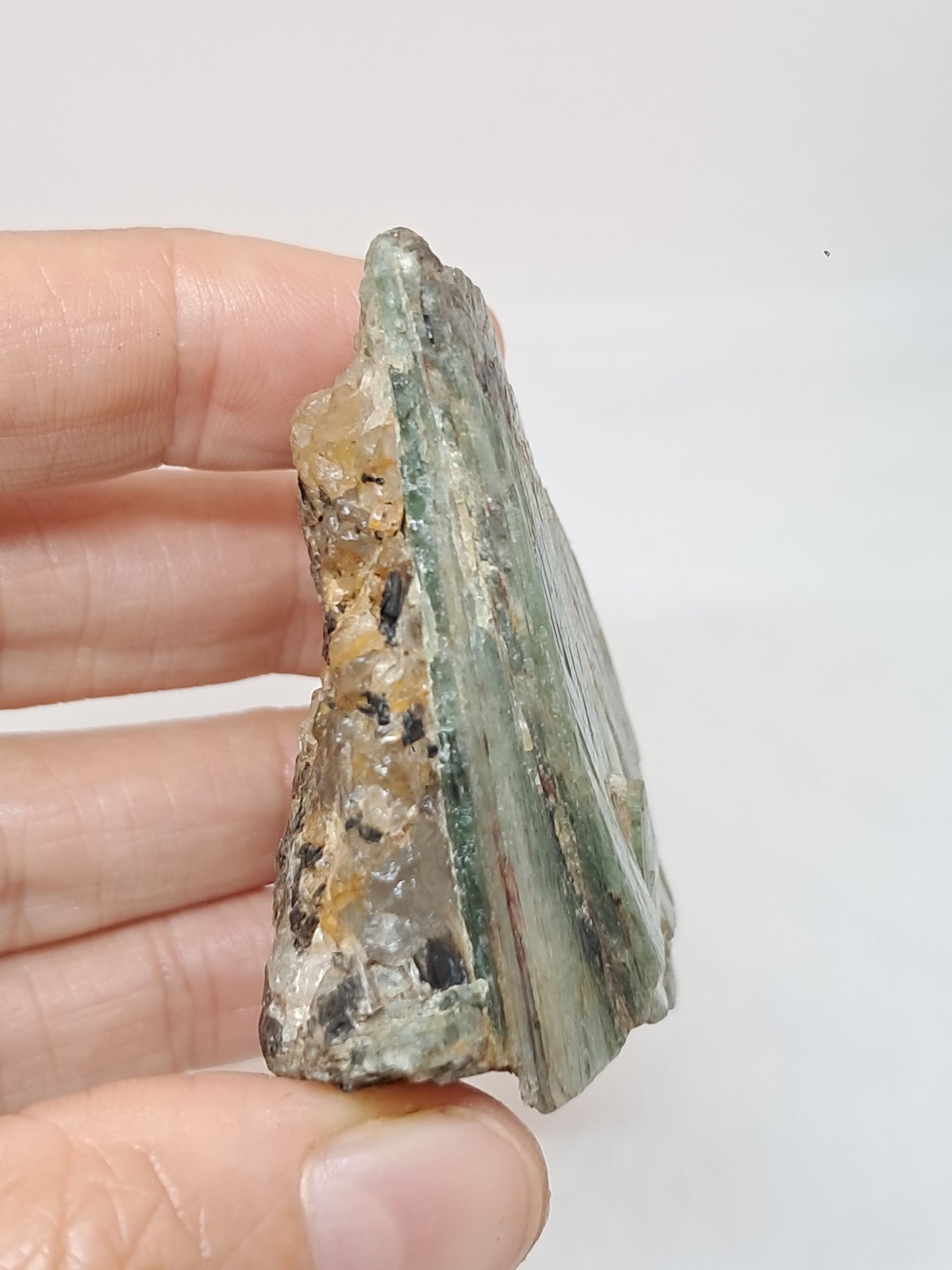Green Kyanite (Tamil Nadu) Natural Stone #KY4