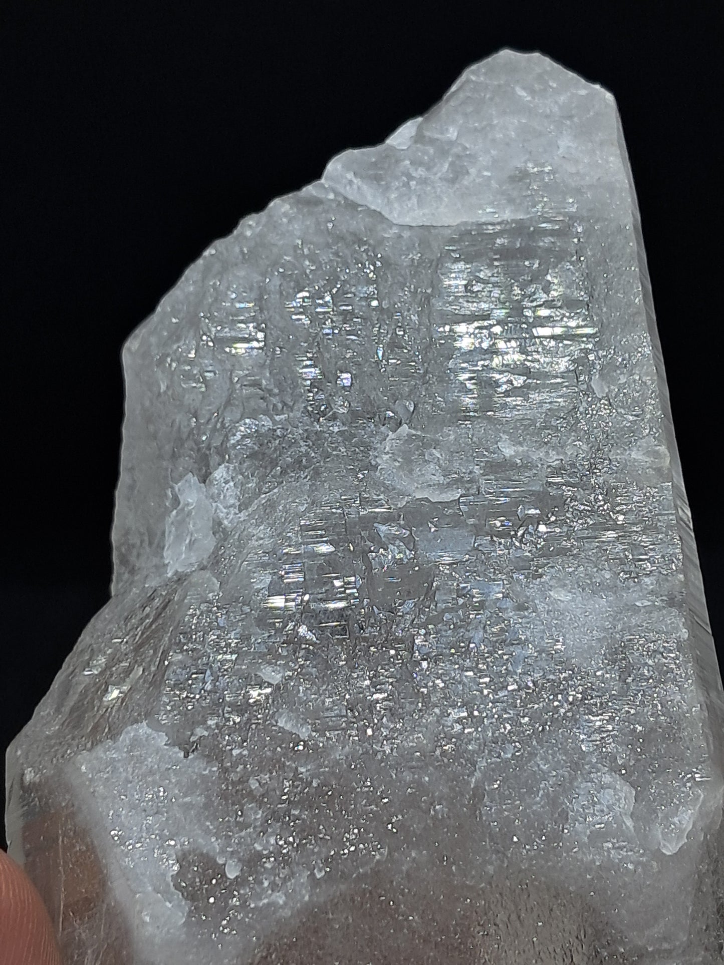 Himalayan Quartz Crystal Point with Magnetite Inclusions | Natural Stone | Mineral Specimen #CH55