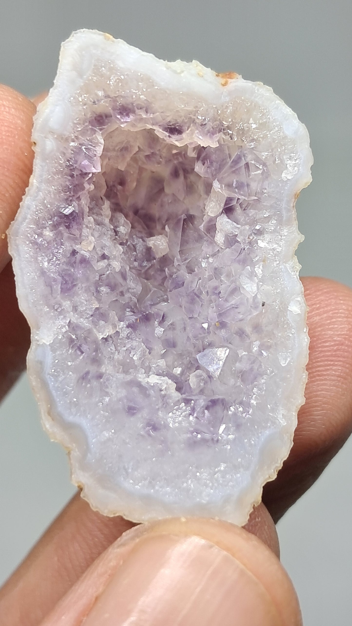 Geoda de amatista (Ajanta) | Cavidad profunda | Cristal natural | Piedra en bruto #GD28