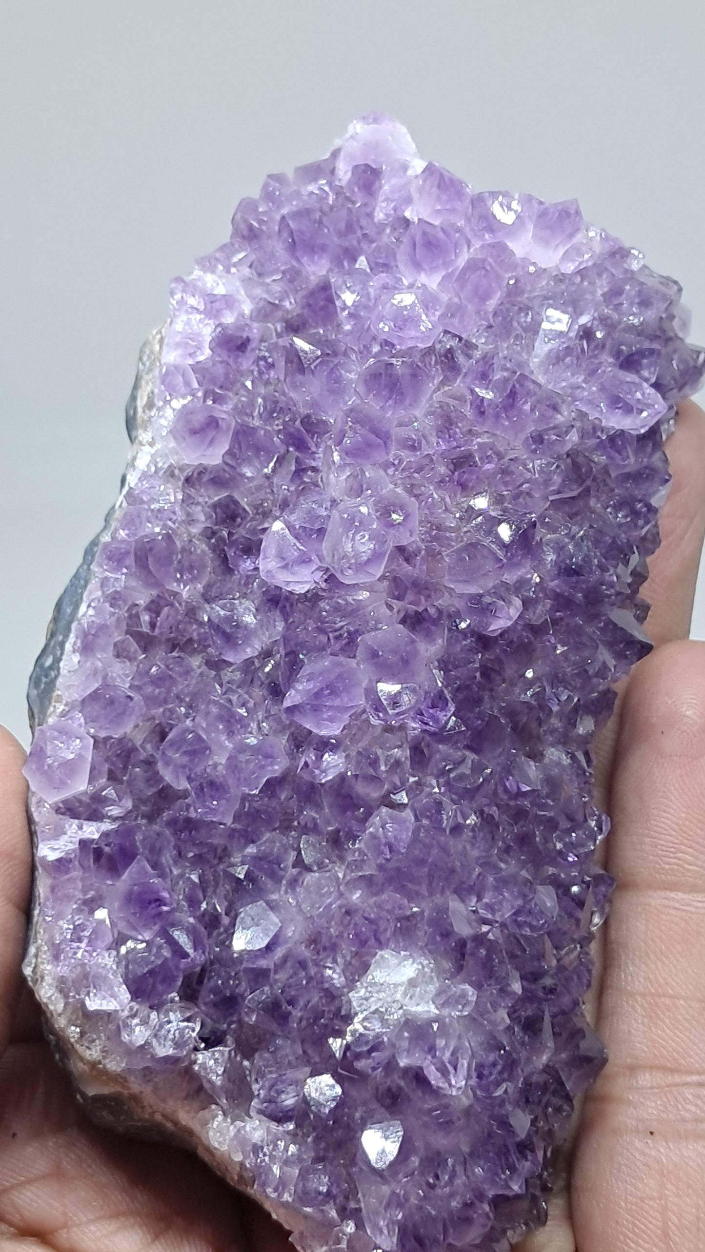 Deep Purple Amethyst (Brazil) | Natural Cluster | Mineral Specimen #AMB13