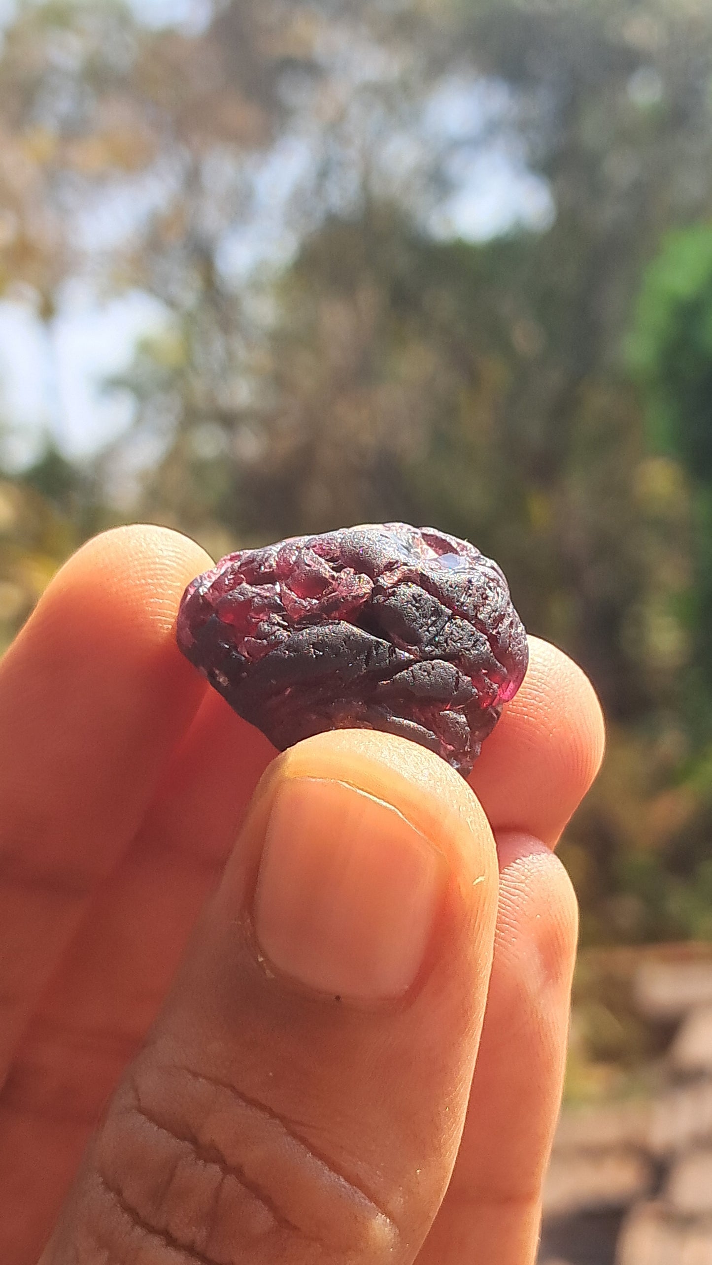 Red Garnet (Karur) | River worn | Natural Stone #RG1