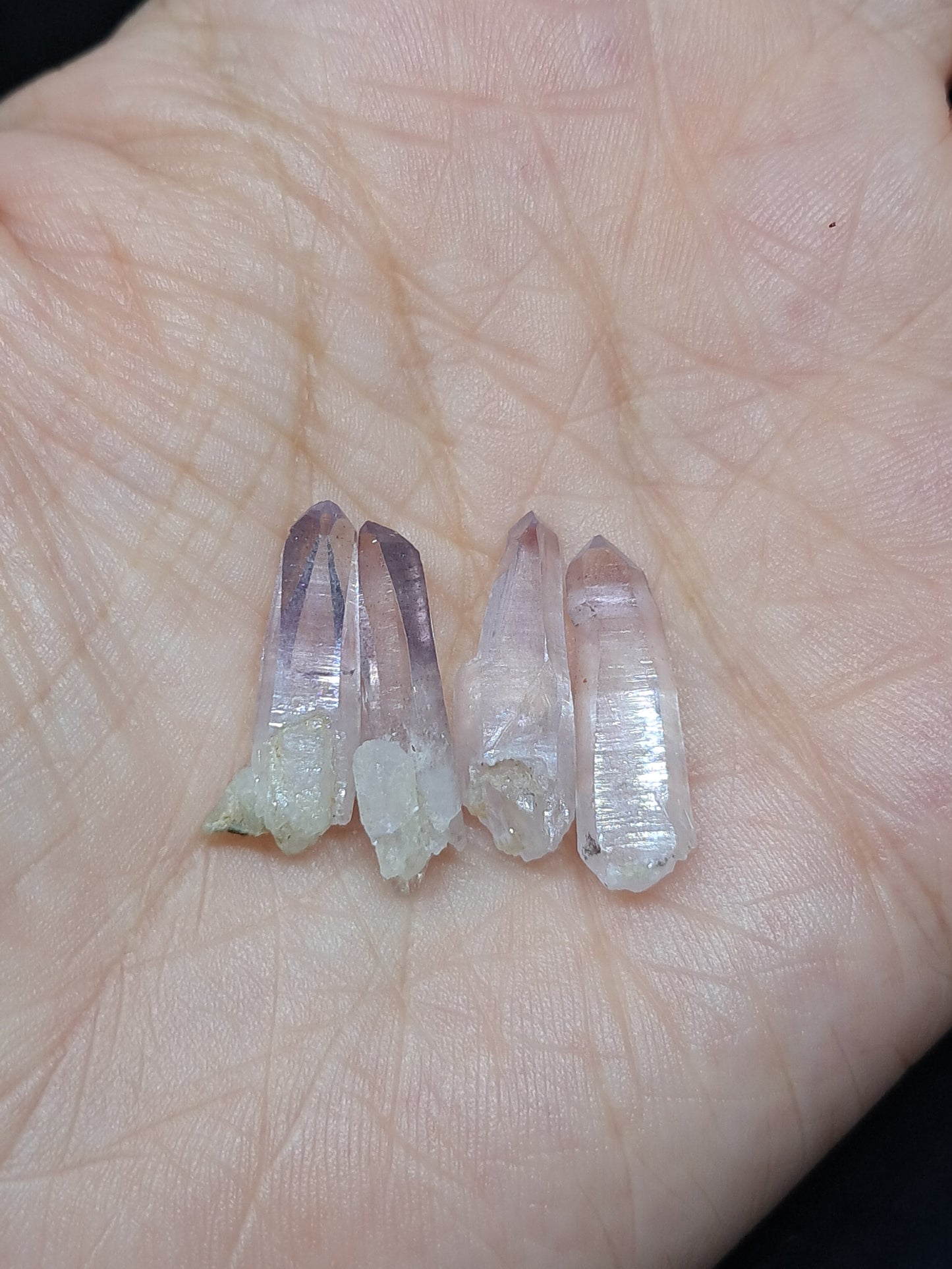 Set of 4 Small Veracruz Amethyst Crystal Points (Mexico) | Natural Stones #VA18