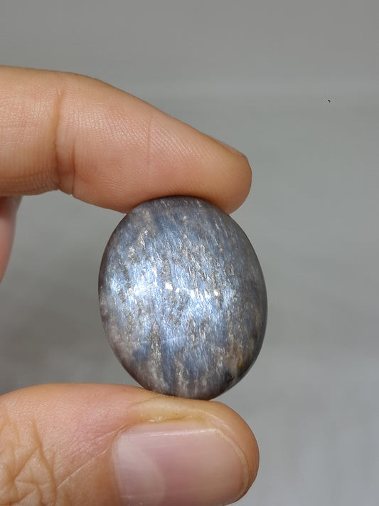 Grey Moonstone Palmstone | Silver Sheen | Good Quality Natural Stone
