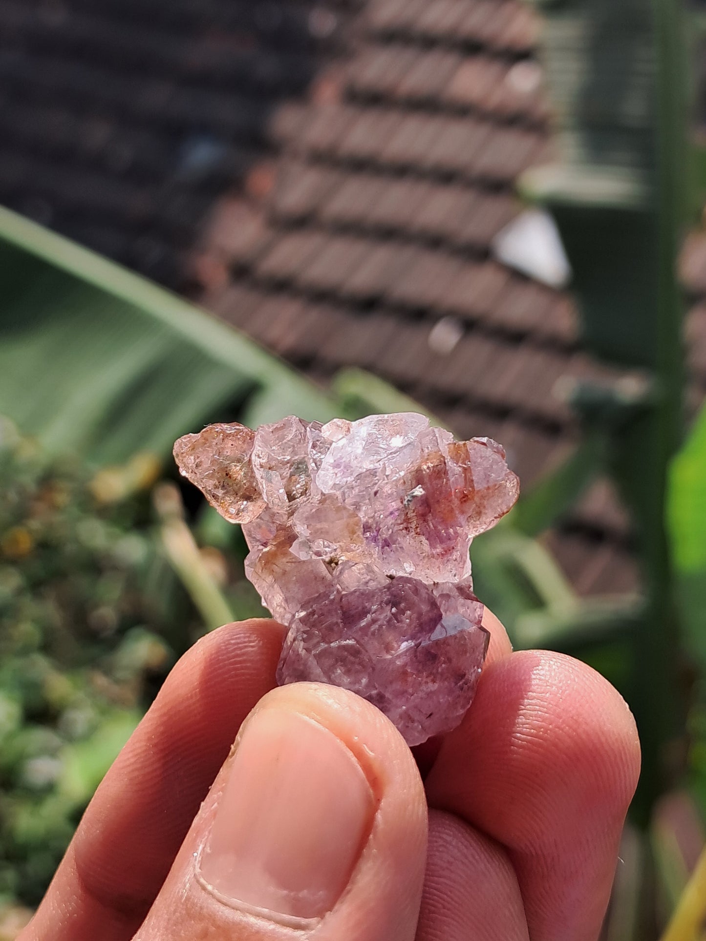 Amethyst Scepter from Karur | Super Seven Inclusions | Natural Crystals | Mineral Specimen #KA174