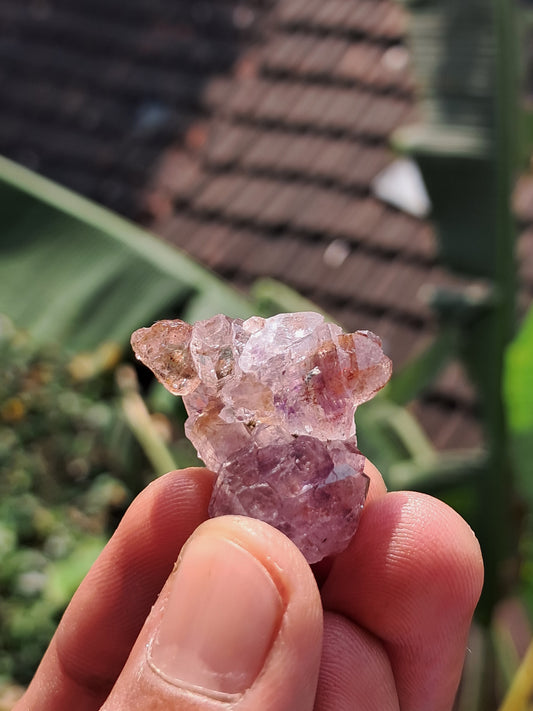 Amethyst Scepter from Karur | Super Seven Inclusions | Natural Crystals | Mineral Specimen #KA174
