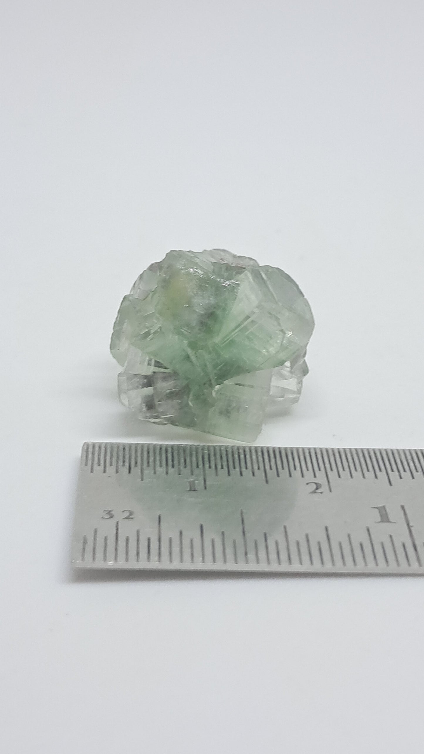 Green Apophyllite Flower (Fluorapophyllite) (Ajanta) Natural Crystal | Mineral Specimen #GA32