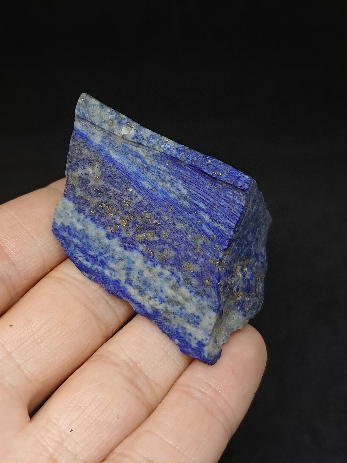 Slice of Lapislazuli (Afghanistan) Rough Natural Stone #LZ3
