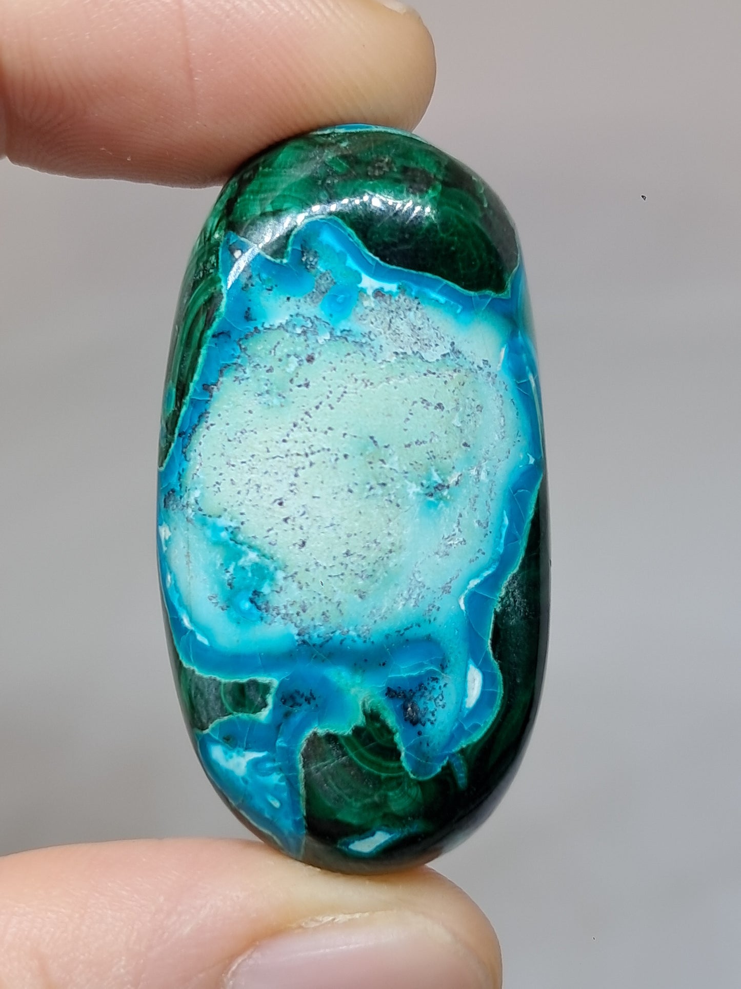 Chrysocolla w/ Malachite Tumble | Polished Free Form | Good Quality | Natural Stone