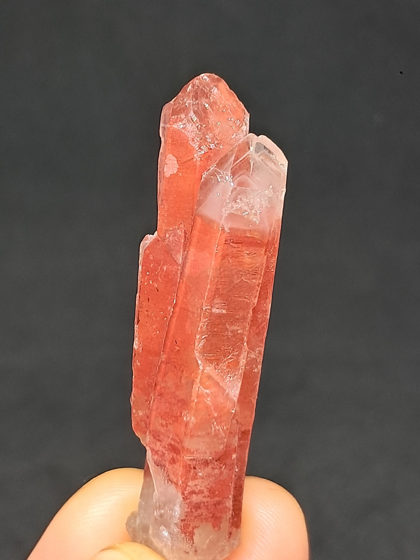 Hematite Phantom Quartz (Telangana) | Natural Crystal | Mineral Specimen #HPQ62