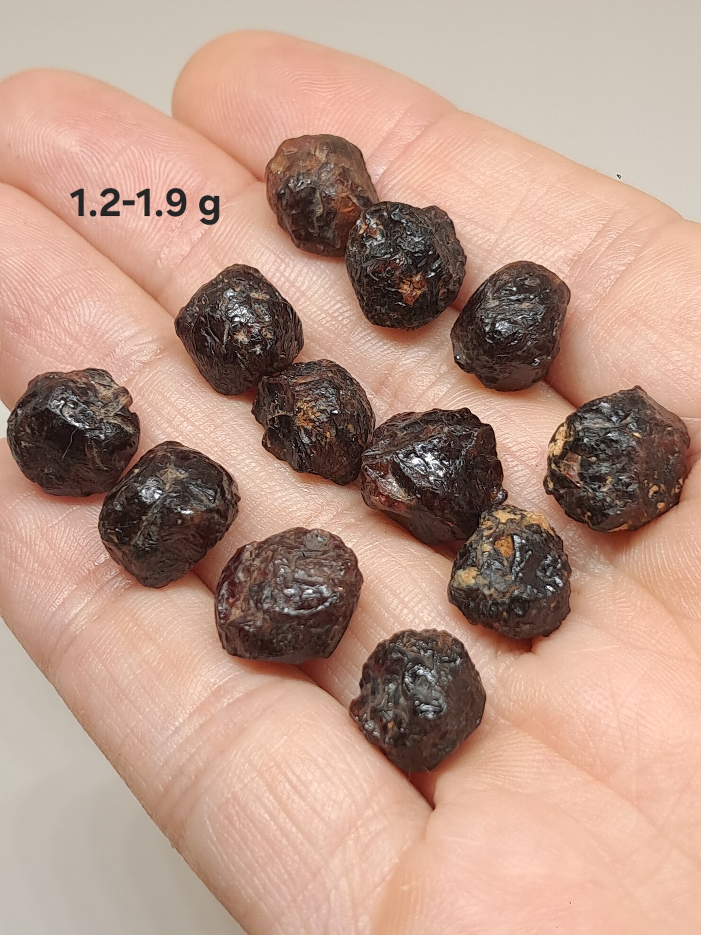 Red Garnet (Karur) Raw Crystal | Naturally Round Shaped | Rough Stone #RG11