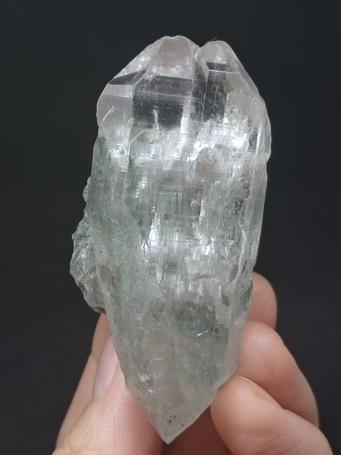 Chlorite Quartz (Kullu) Natural Point | Garden Chamanic Crystal #CQ61