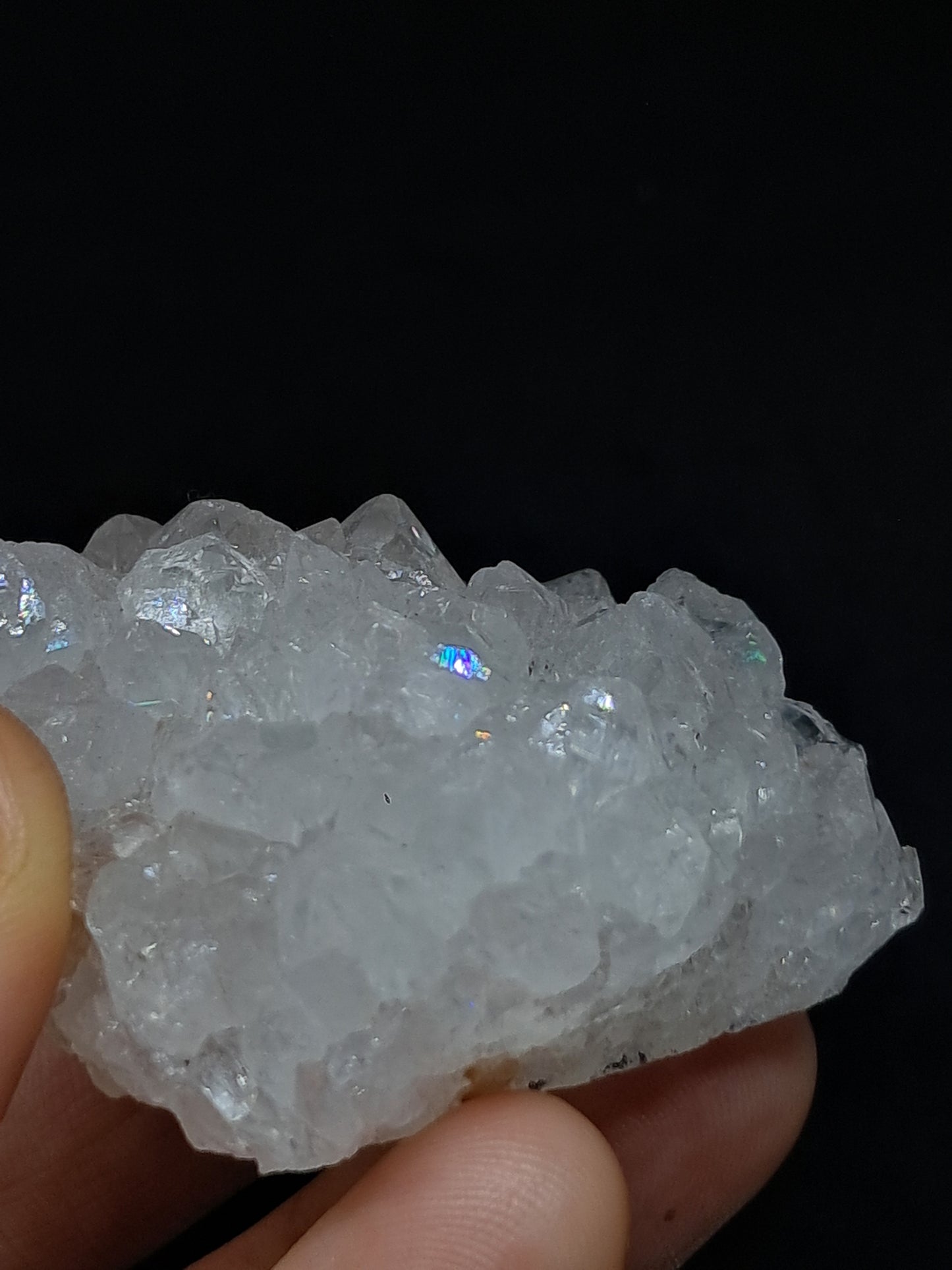 Iris Quartz (Aurangabad)| Anandalite | Cluster | Natural Crystal #AQ34
