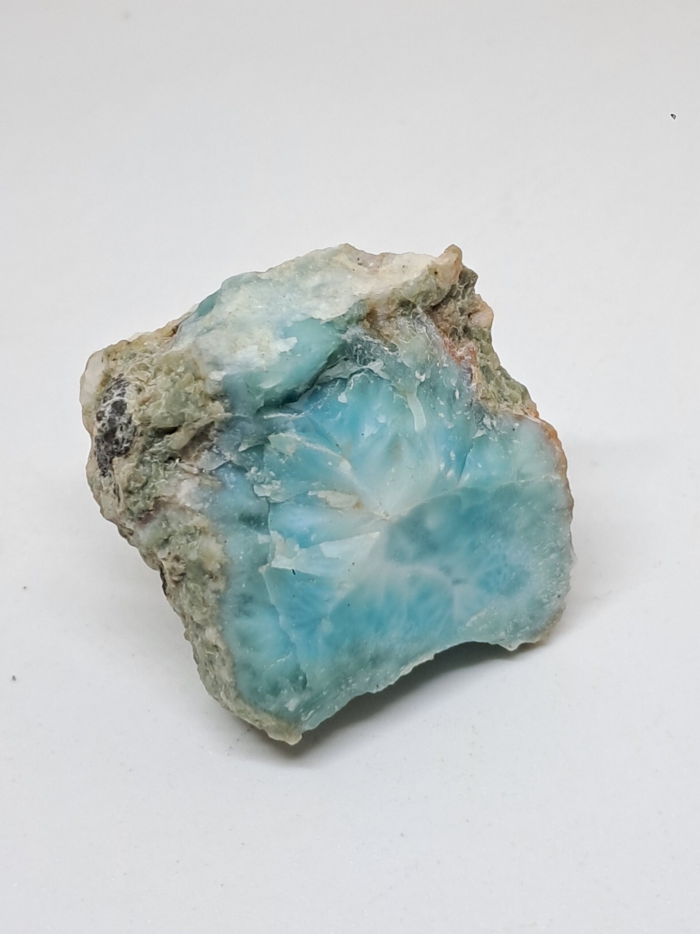 Trozo de Larimar (República Dominicana) Piedra en Bruto | Roca Natural #LM26