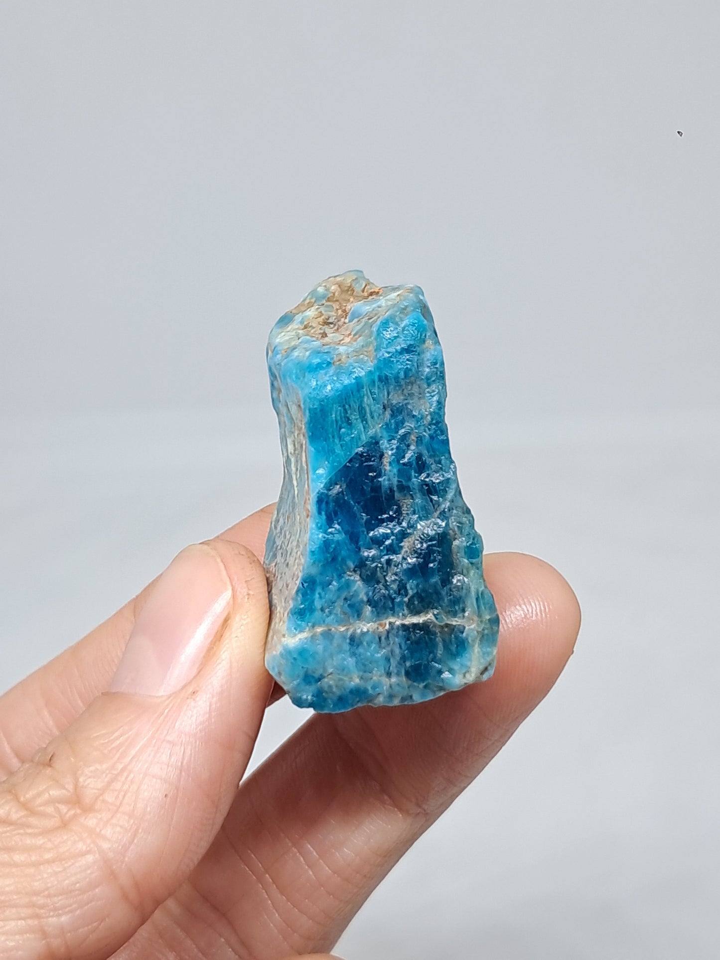 Piedra natural de apatita azul (Madagascar) n.° AP3