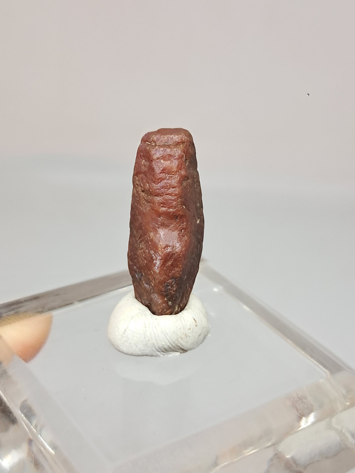 Cristal de rubí en bruto (Tamil Nadu) Piedra natural | Muestra mineral #RB31