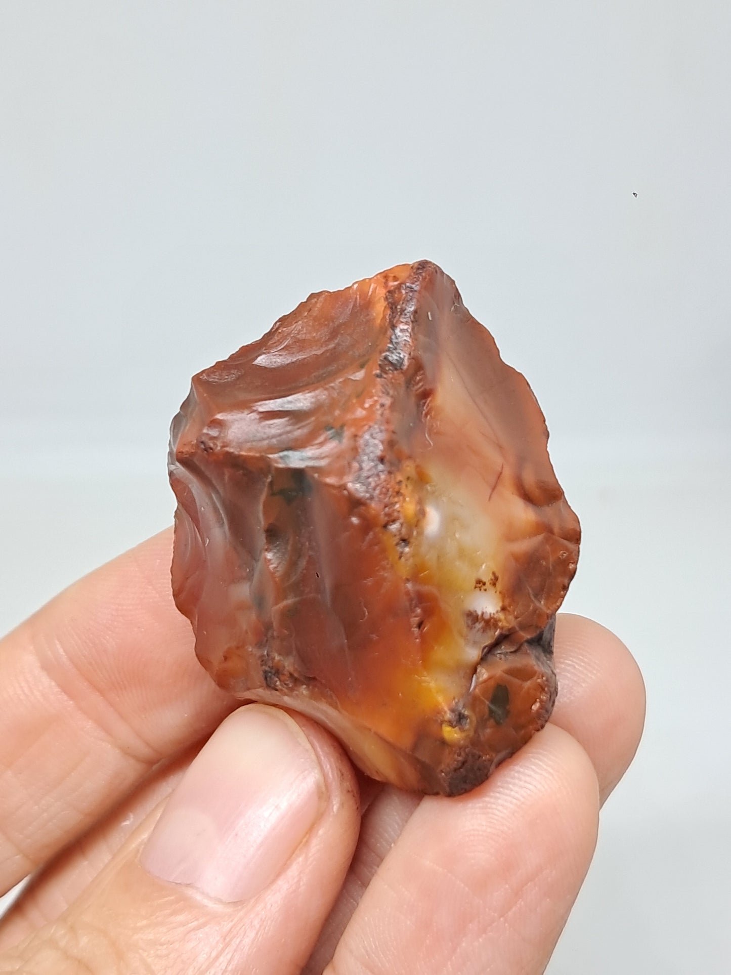 Rough Carnelian (India) Raw Stone | Natural Crystal | Mineral Specimen #CRN34