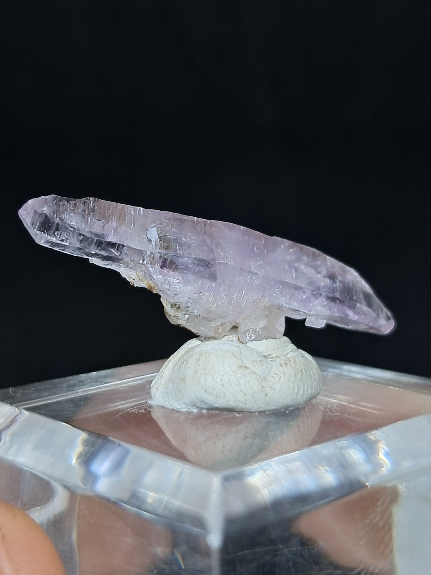 Cuarzo Amatista de Veracruz Biterminado (México) | Cristal Natural | Muestra Mineral #VA50