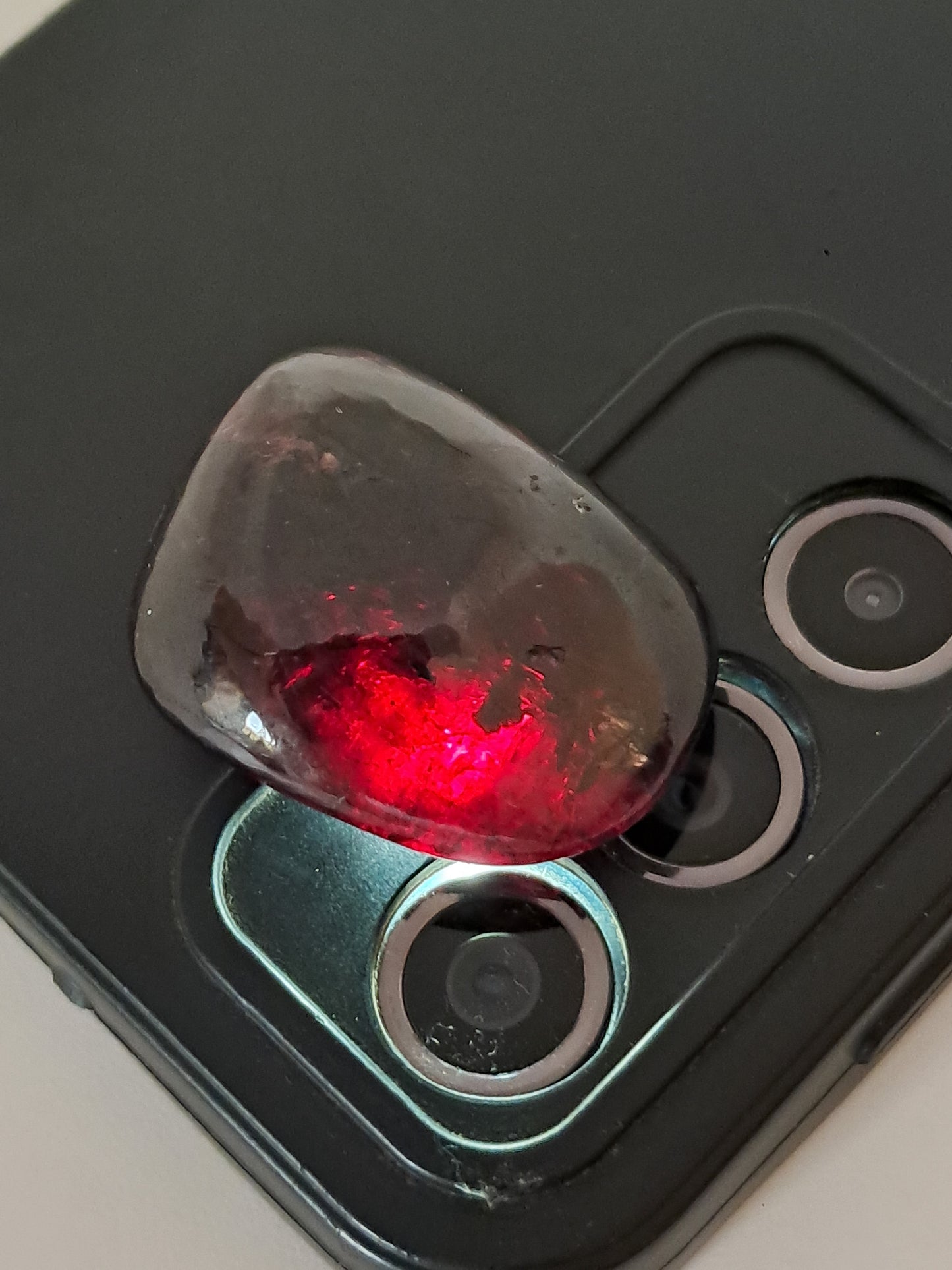 Red Garnet Tumbled Pebbles | Polished Natural Stone #PG1