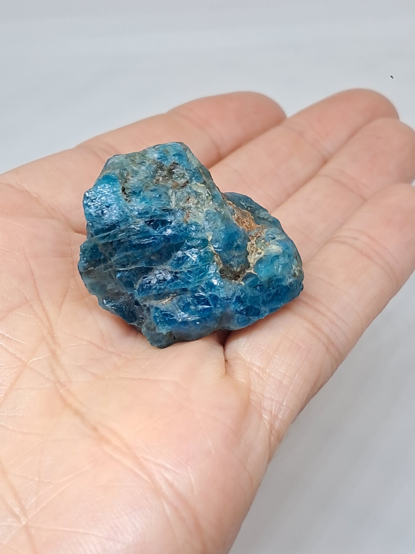 Blue Apatite (Madagascar) Natural Stone #AP2