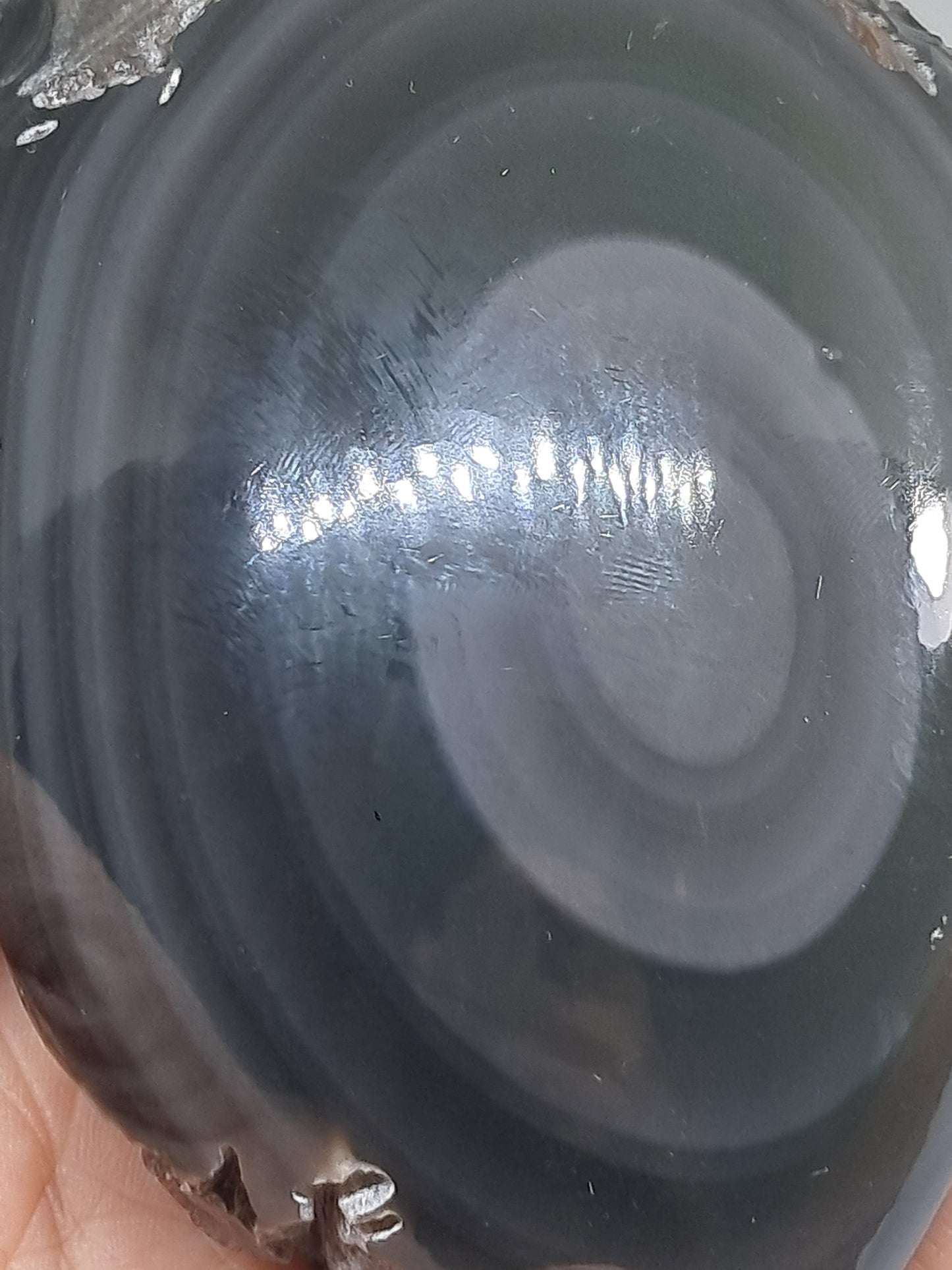 Rainbow Obsidian (Mexico) Natural Stone | Half Polished Half Rough #RO7