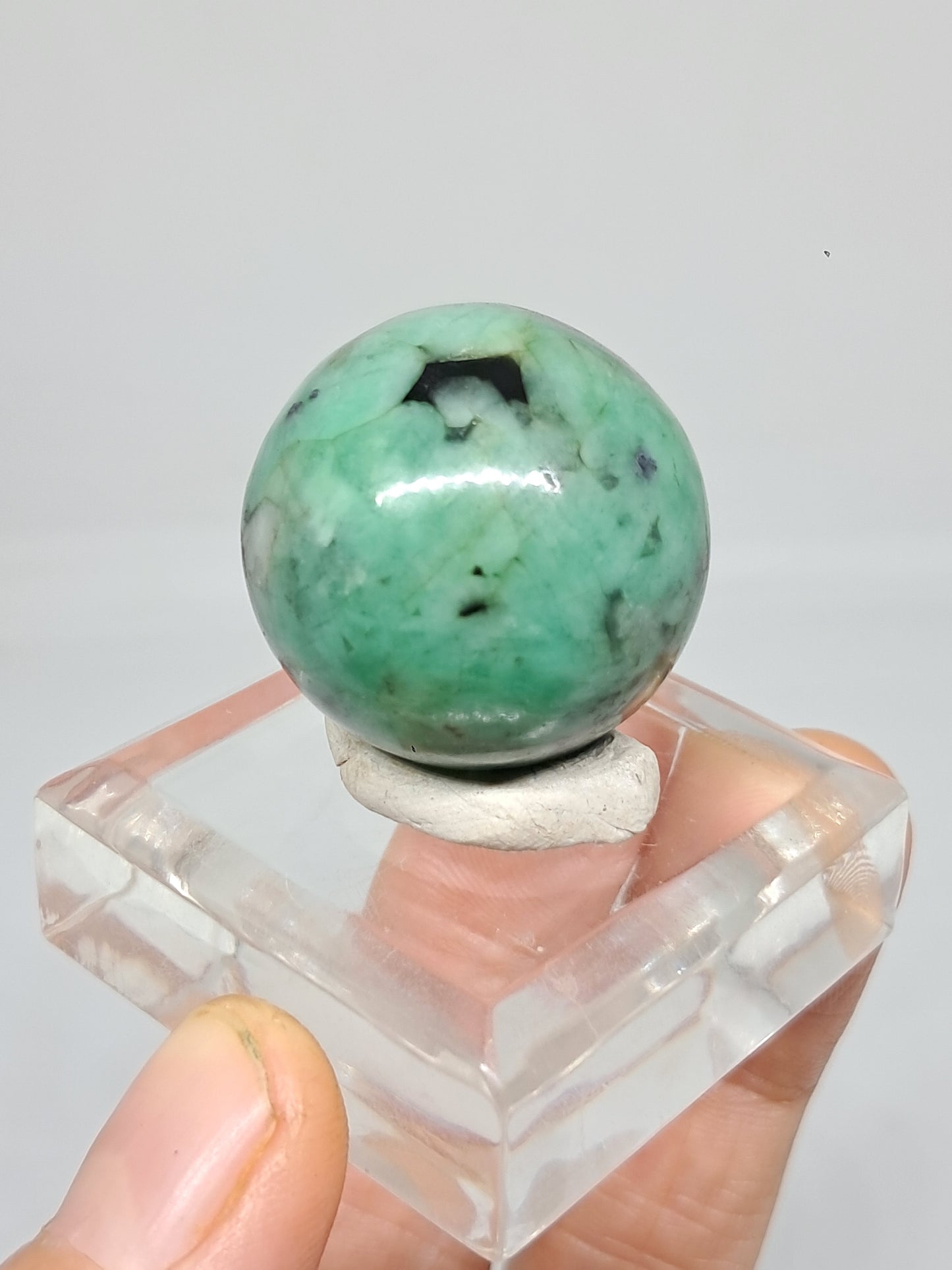 Emerald Sphere | Polished Stone | Natural Crystal #EM5