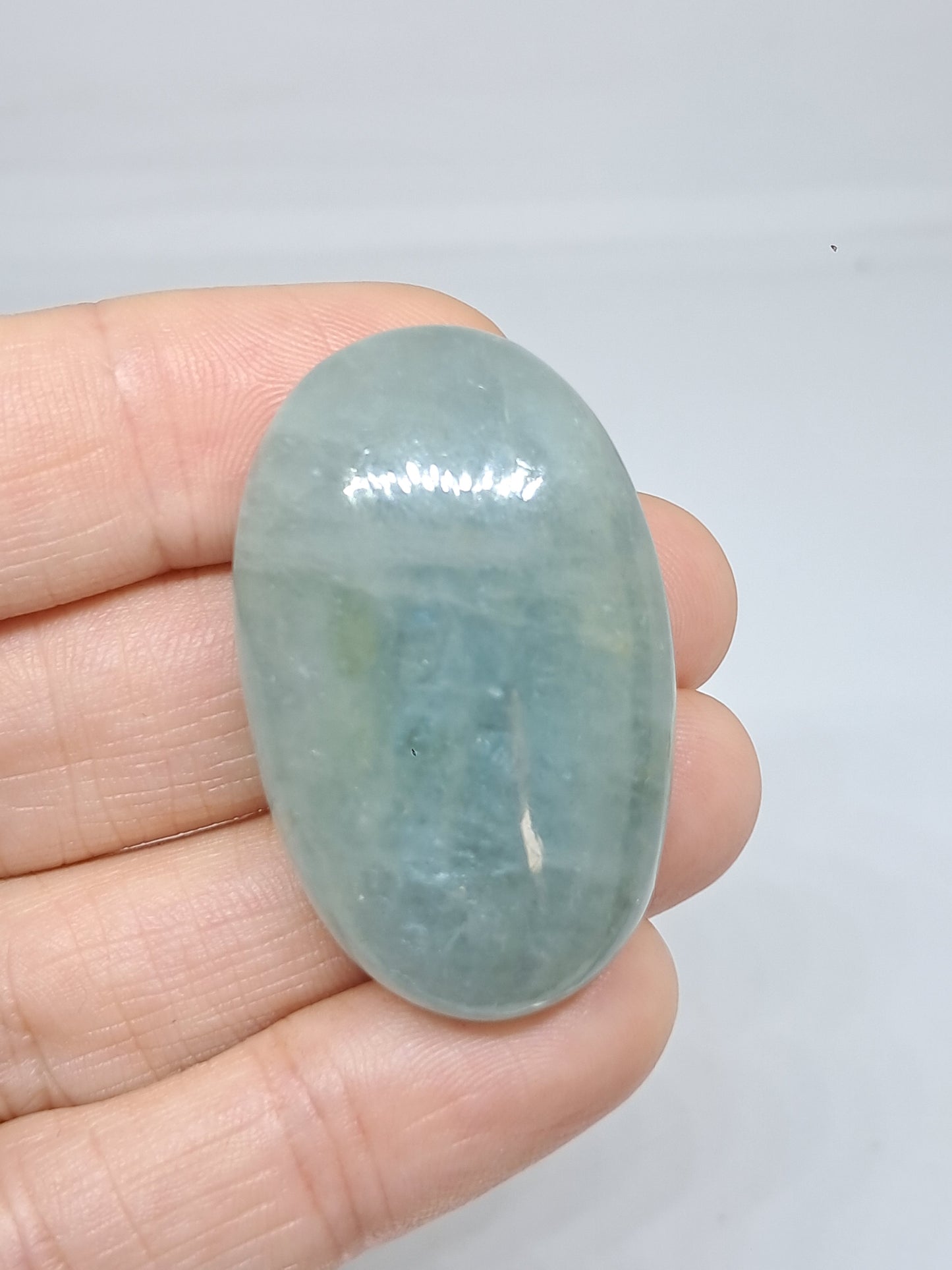 Aguamarina Palmstone | Piedra natural pulida | Buena calidad