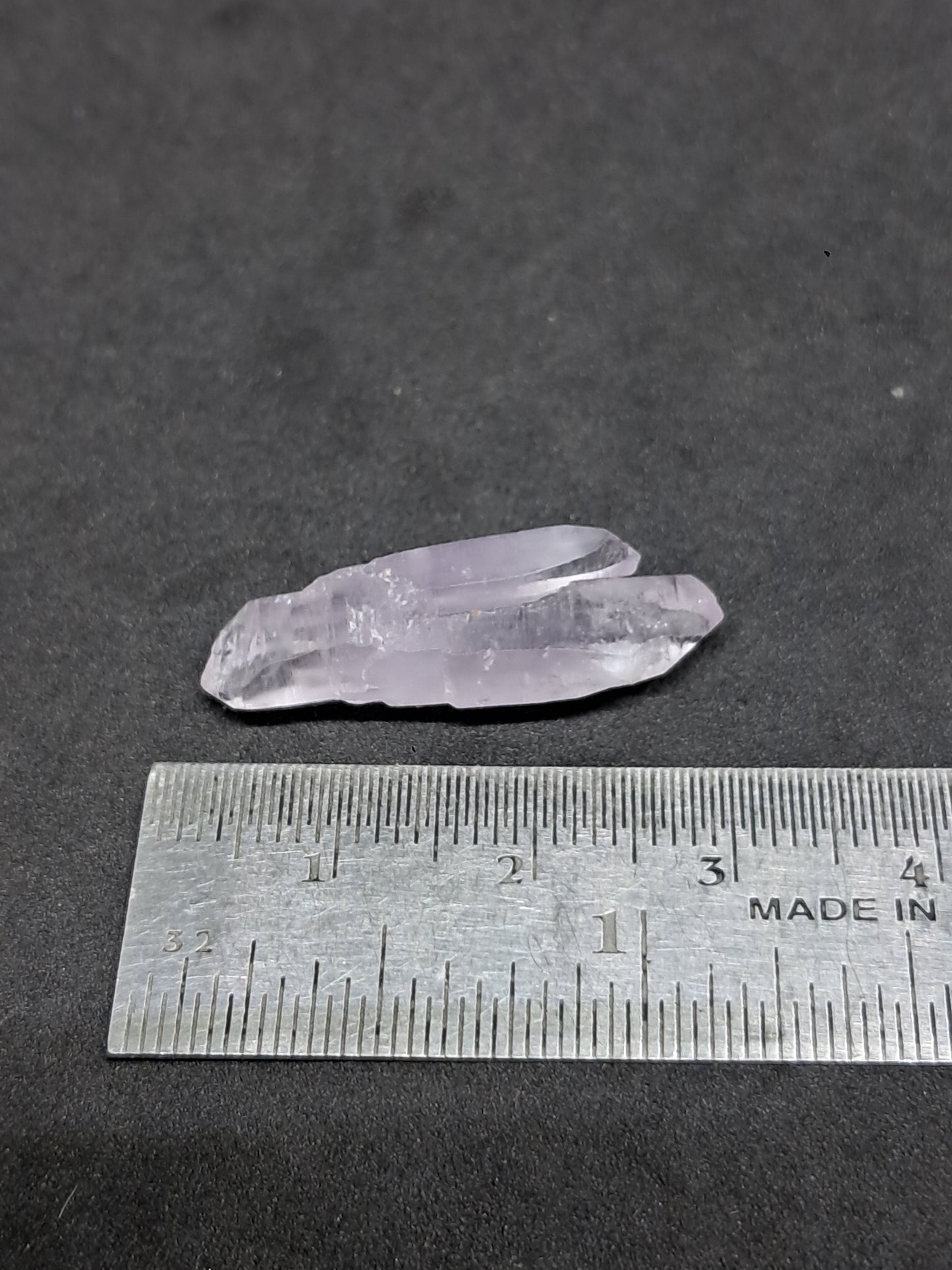 Esceptro Bipunta de Amatista de Veracruz Fusionada (México) | Cristal Natural | Muestra de Mineral #VA53