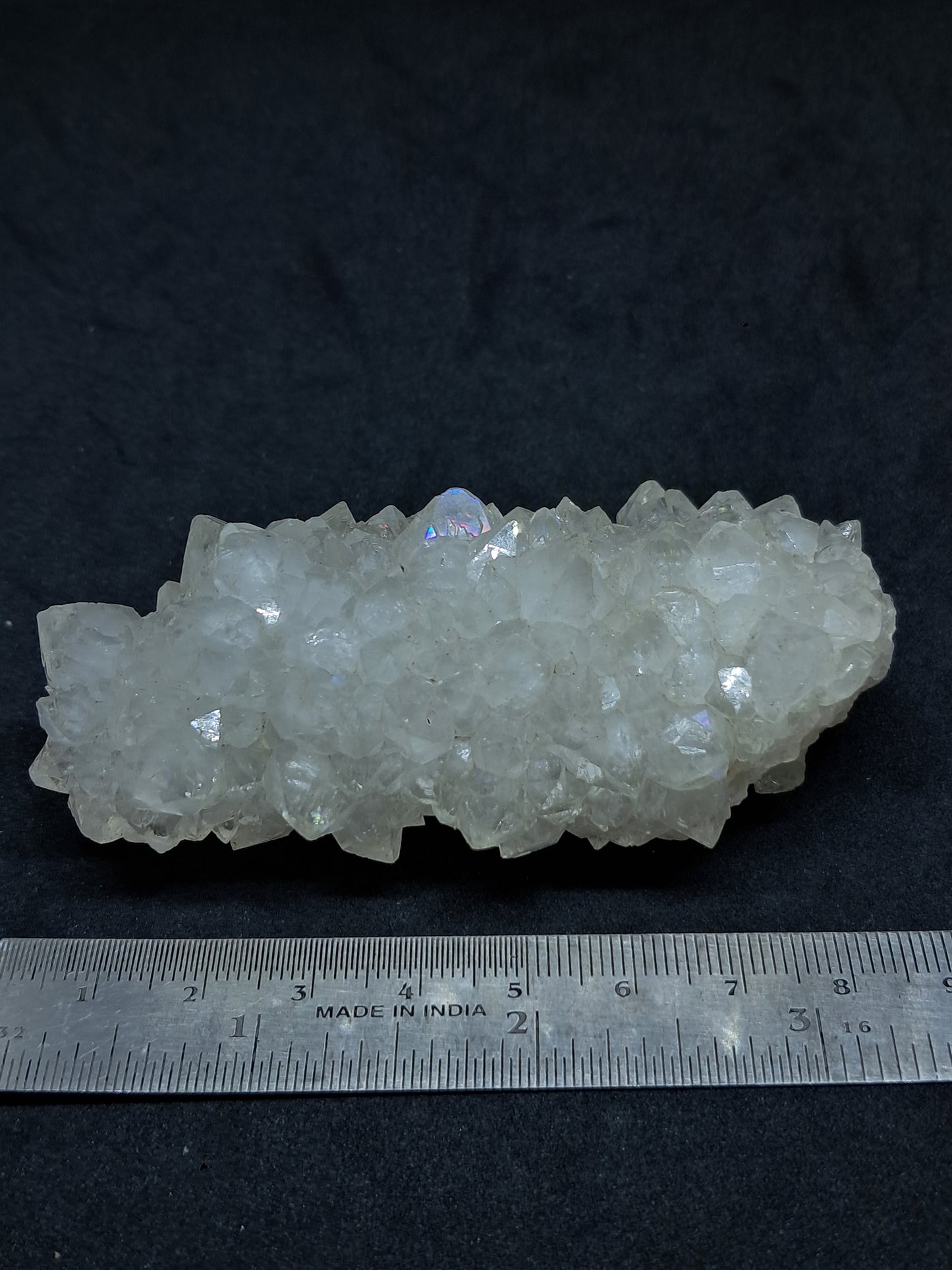 Cuarzo Iris (Aurangabad) | Anandalita | Estalactita | Cristal natural n.° AQ46