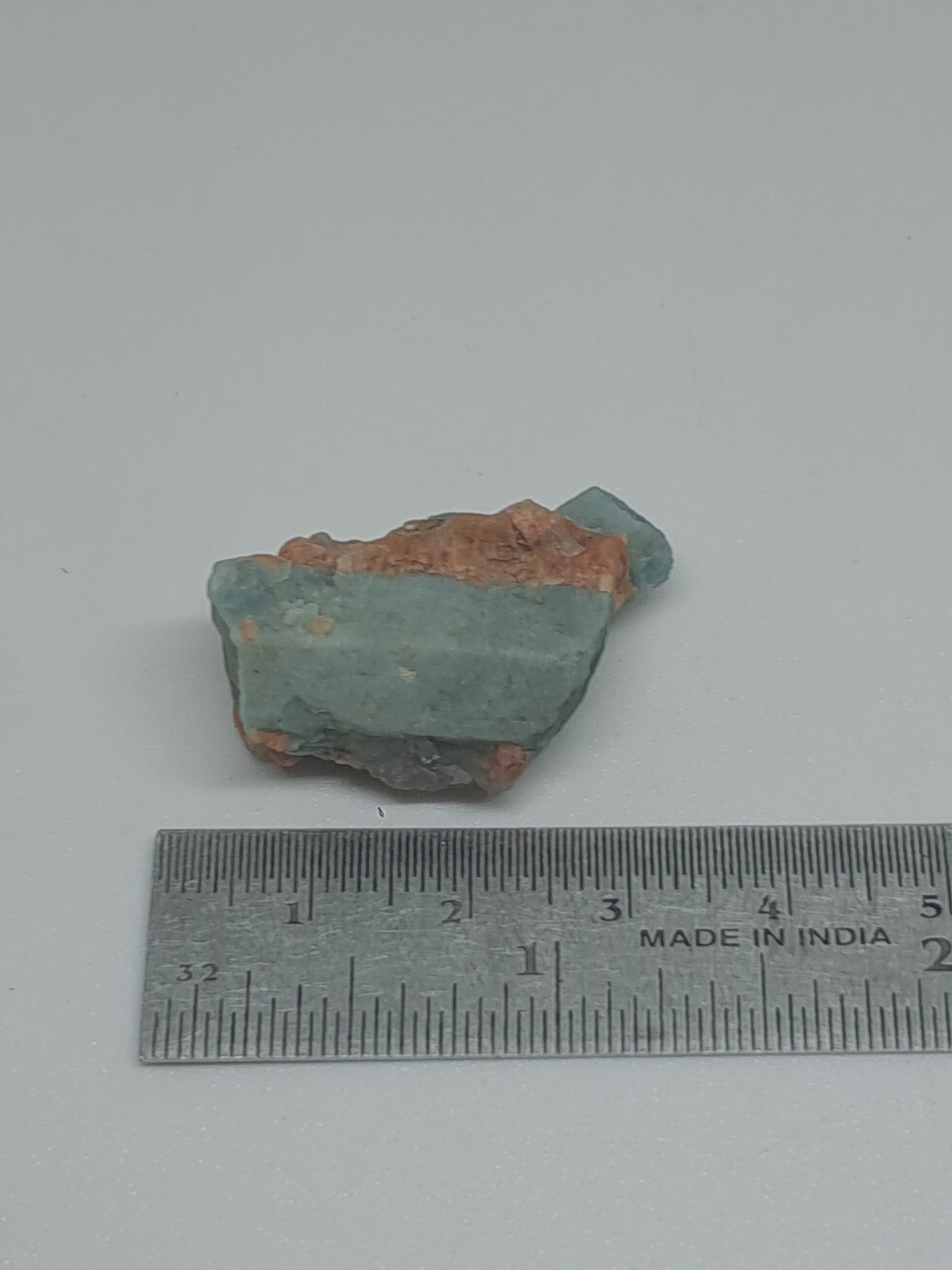 Aquamarine on Matrix (Karur) Rough Natural Crystal | Mineral Specimen #AQM52