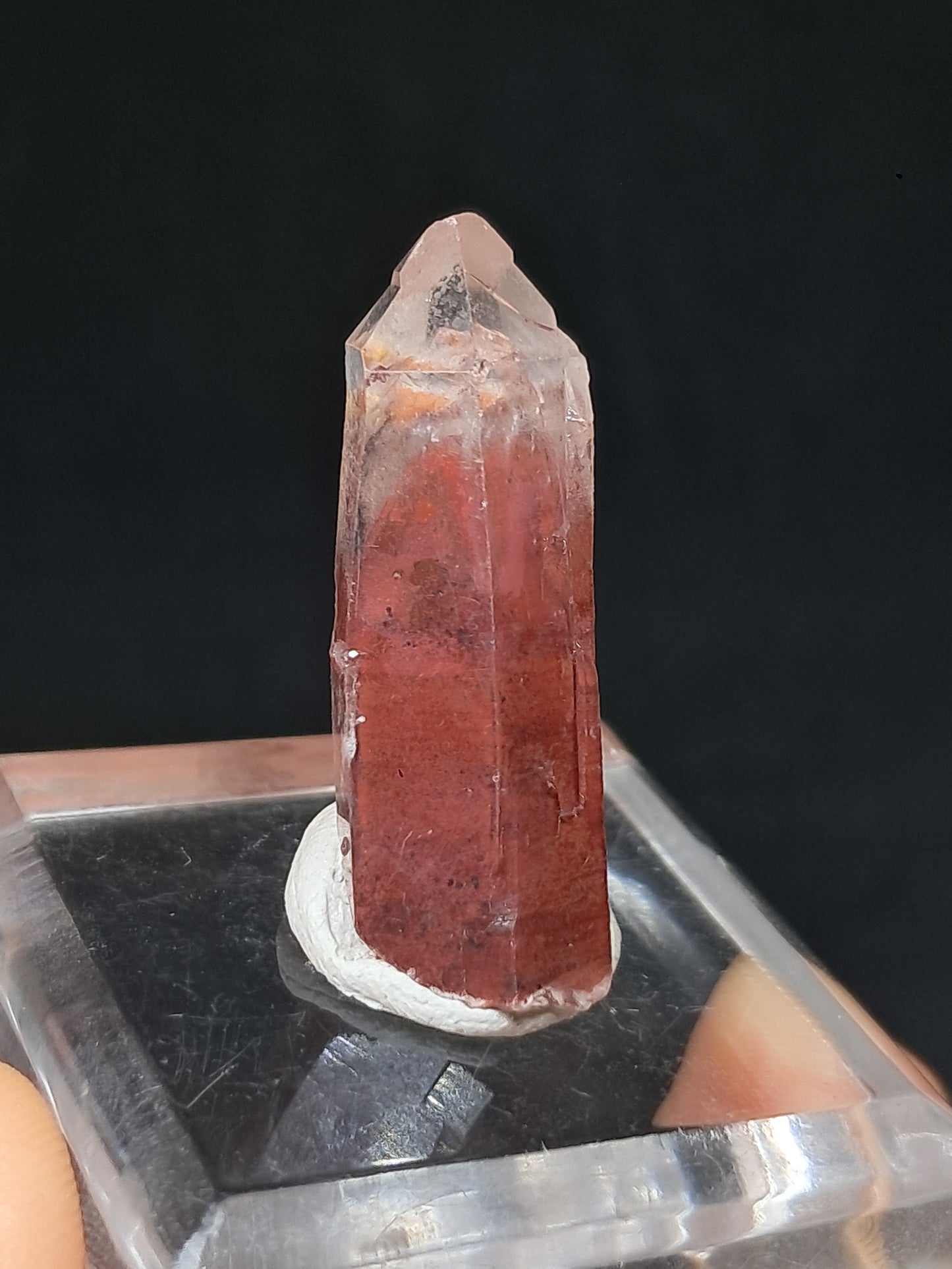 Hematite Phantom Quartz (Telangana) | Natural Crystal | Mineral Specimen #HPQ57