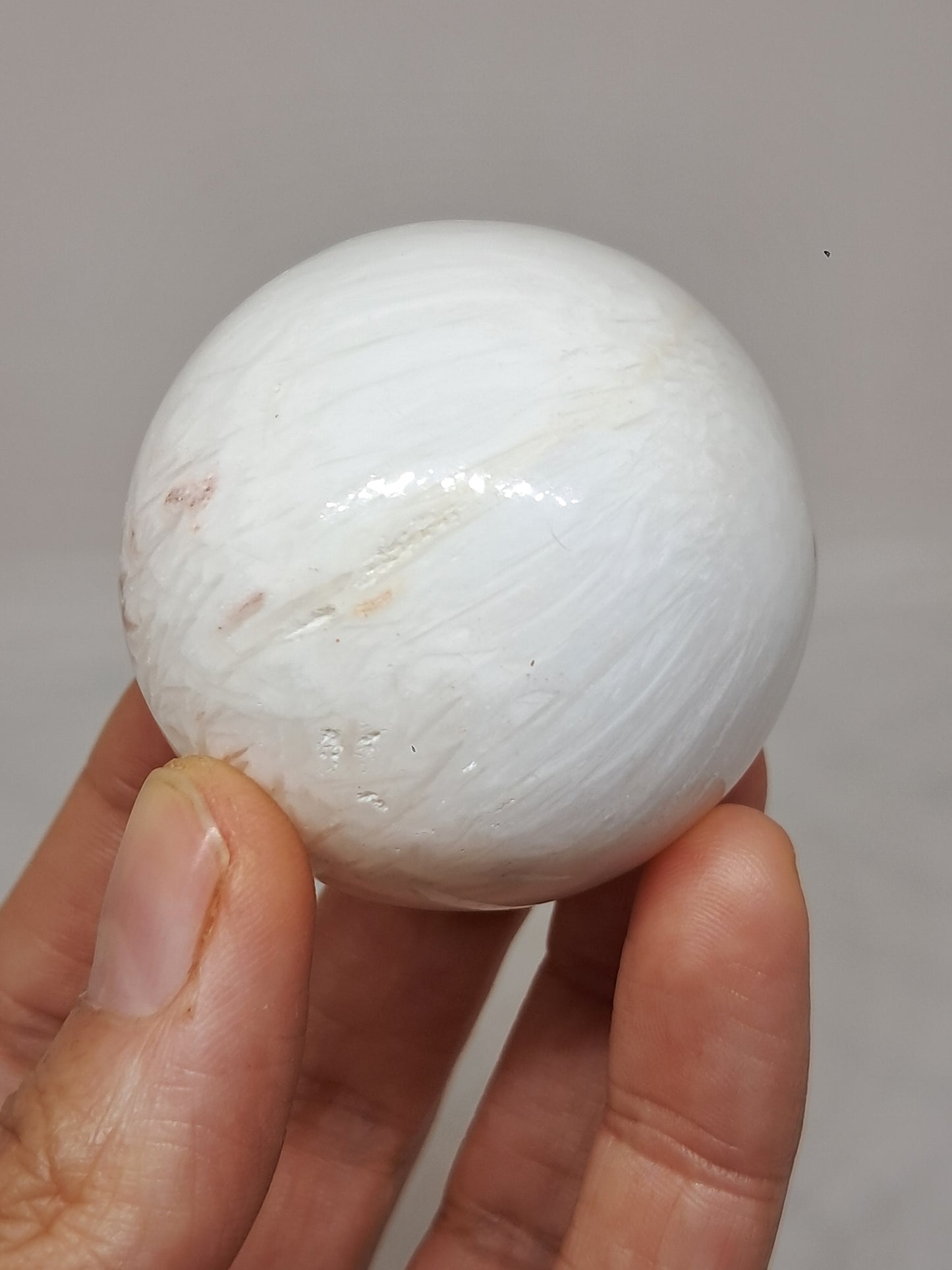 Scolecite Sphere | Polished Natural Stone | Good Quality