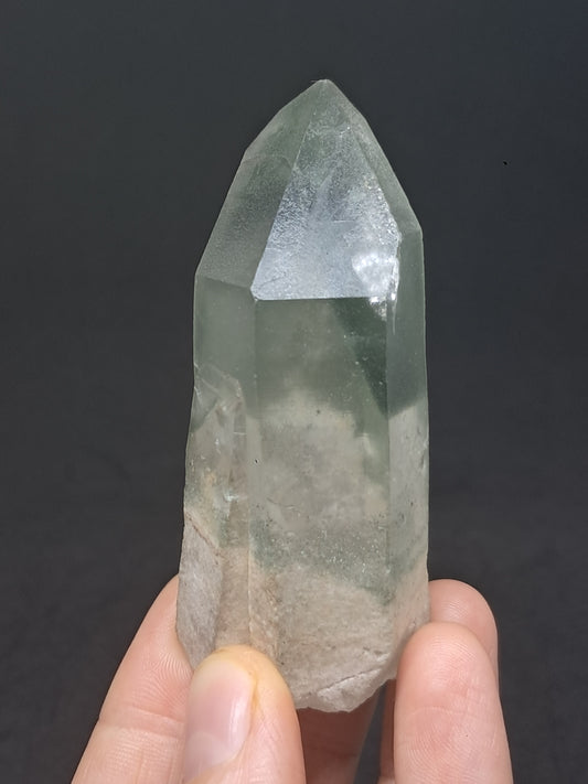 Chlorite Phantom Quartz (Kullu) Natural Point | Garden Chamanic Crystal #CQ69