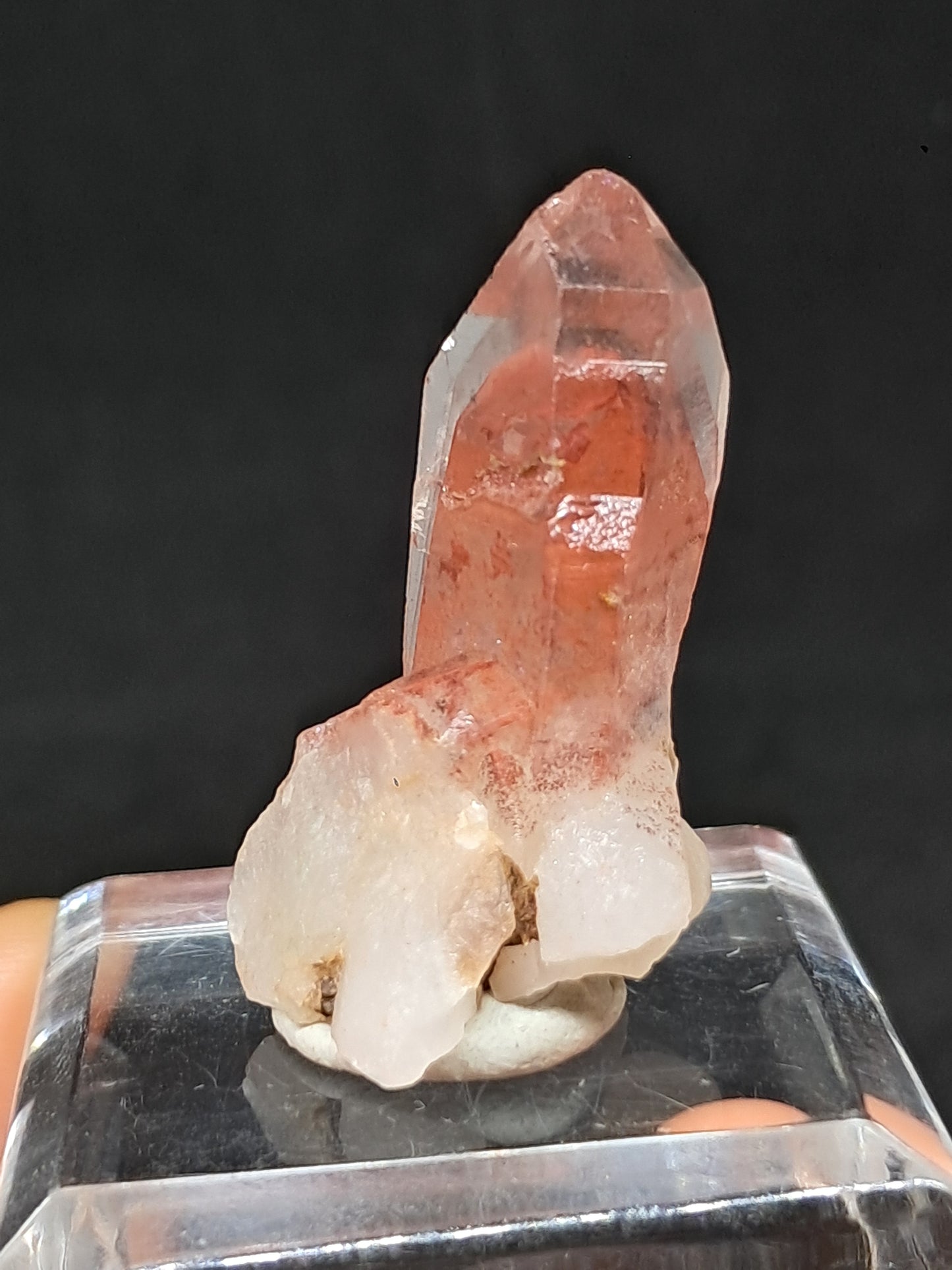 Hematite Phantom Quartz (Telangana) | Natural Crystal | Mineral Specimen #HPQ54