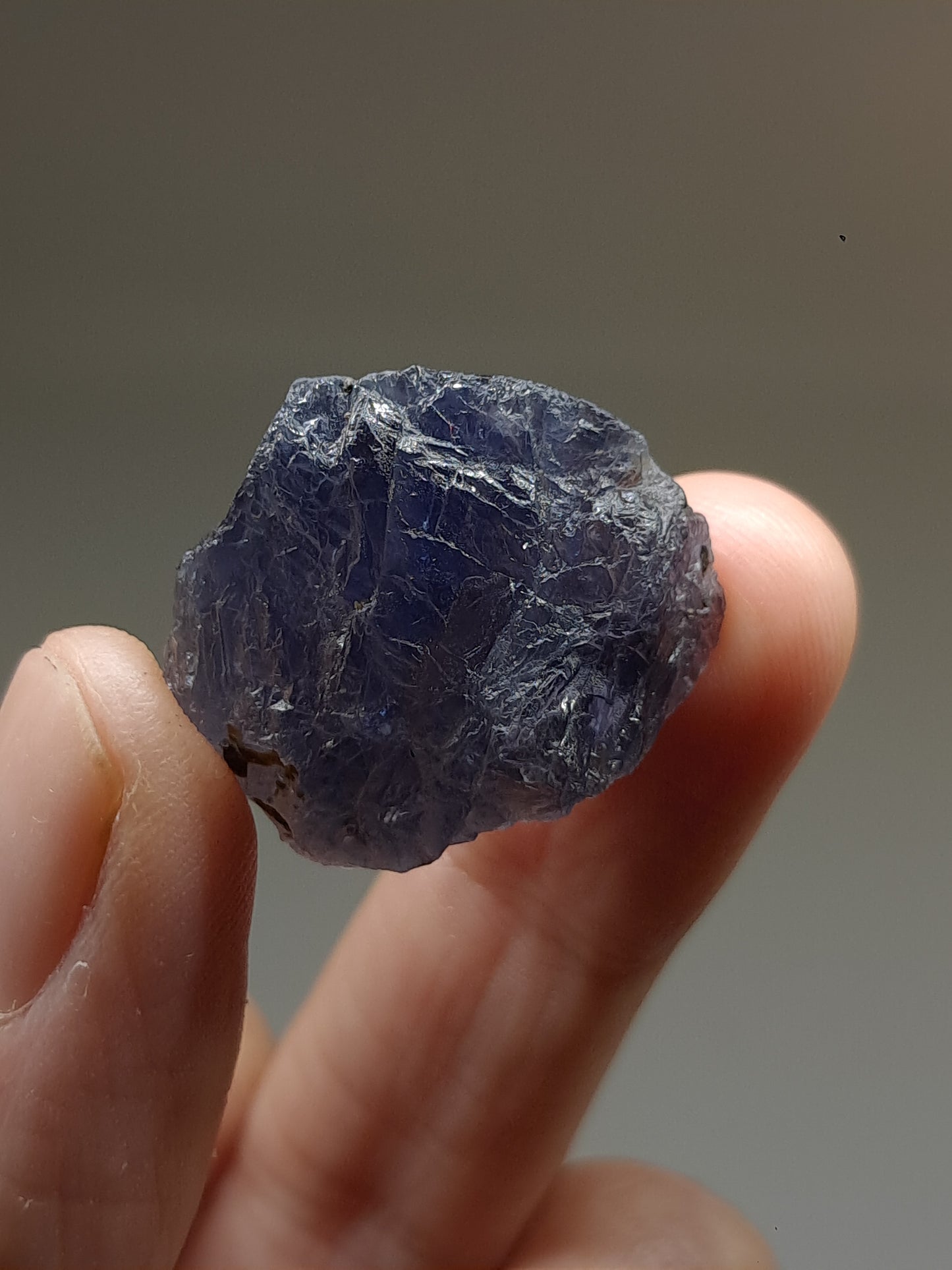 Rough Iolite Crystal (Karur) *Gem Quality* Cordierite | Excelent Pleochroism | Mineral Specimen #IO6