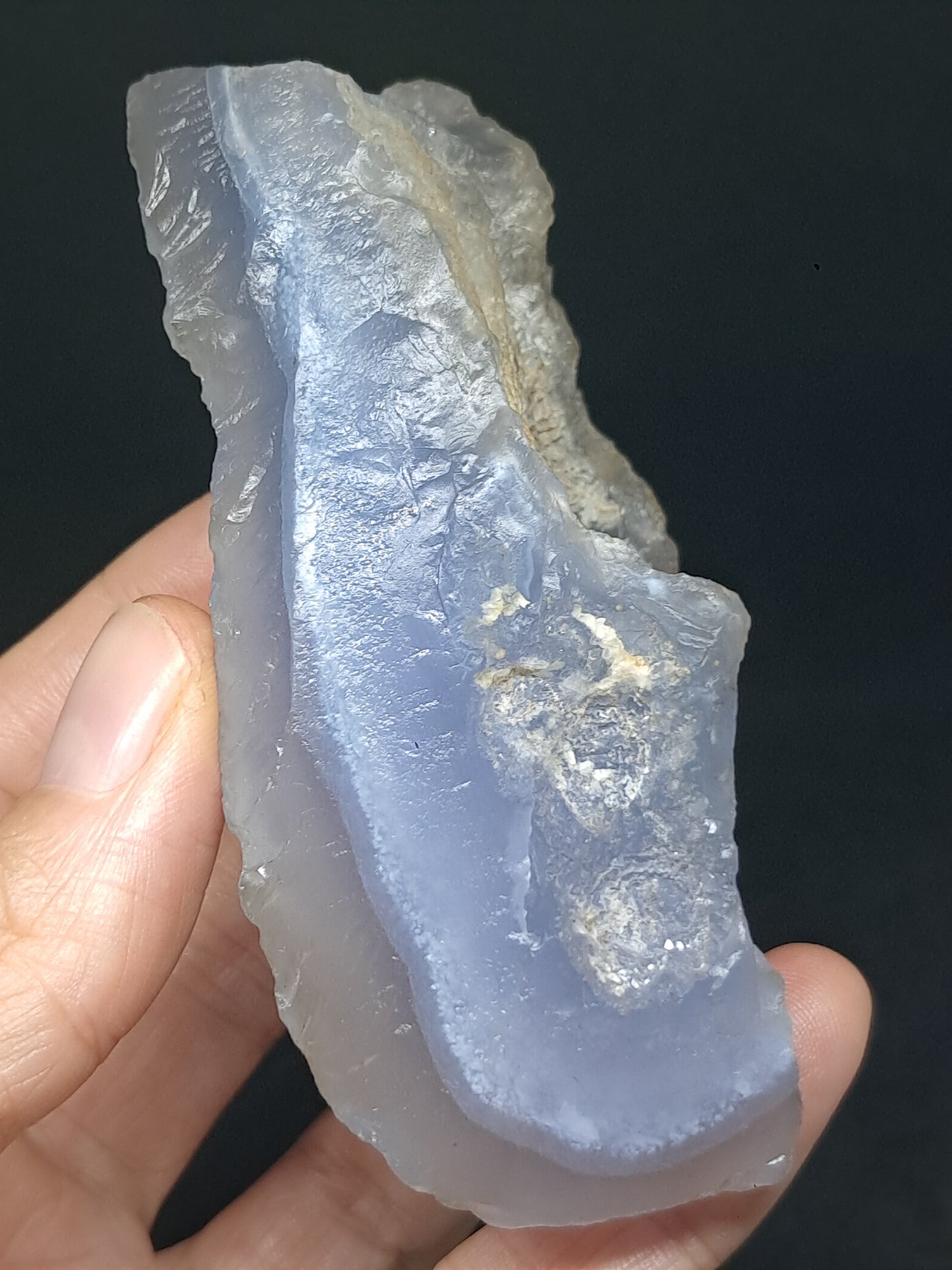 Blue Chalcedony Botryoidal Rough Natural Stone #BC1