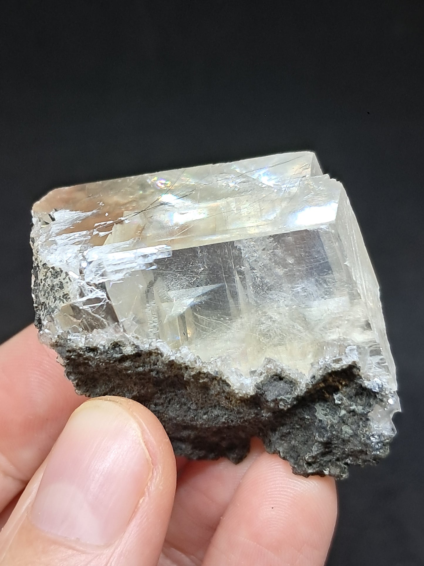 Calcita de frambuesa mohosa *Hallazgo raro* (Pithampur) Cristal natural | Piedra en bruto | Muestra mineral #CA33
