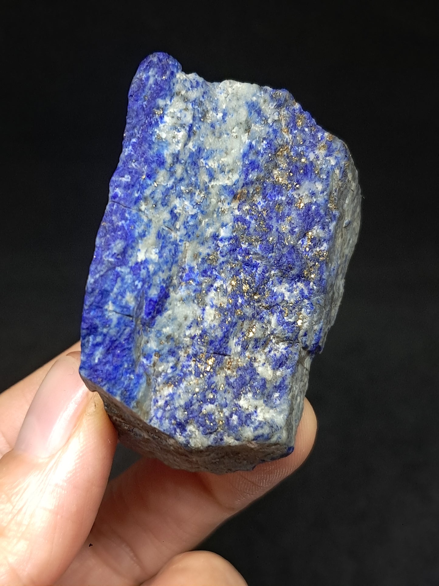 Slice of Lapislazuli (Afghanistan) Rough Natural Stone #LZ3