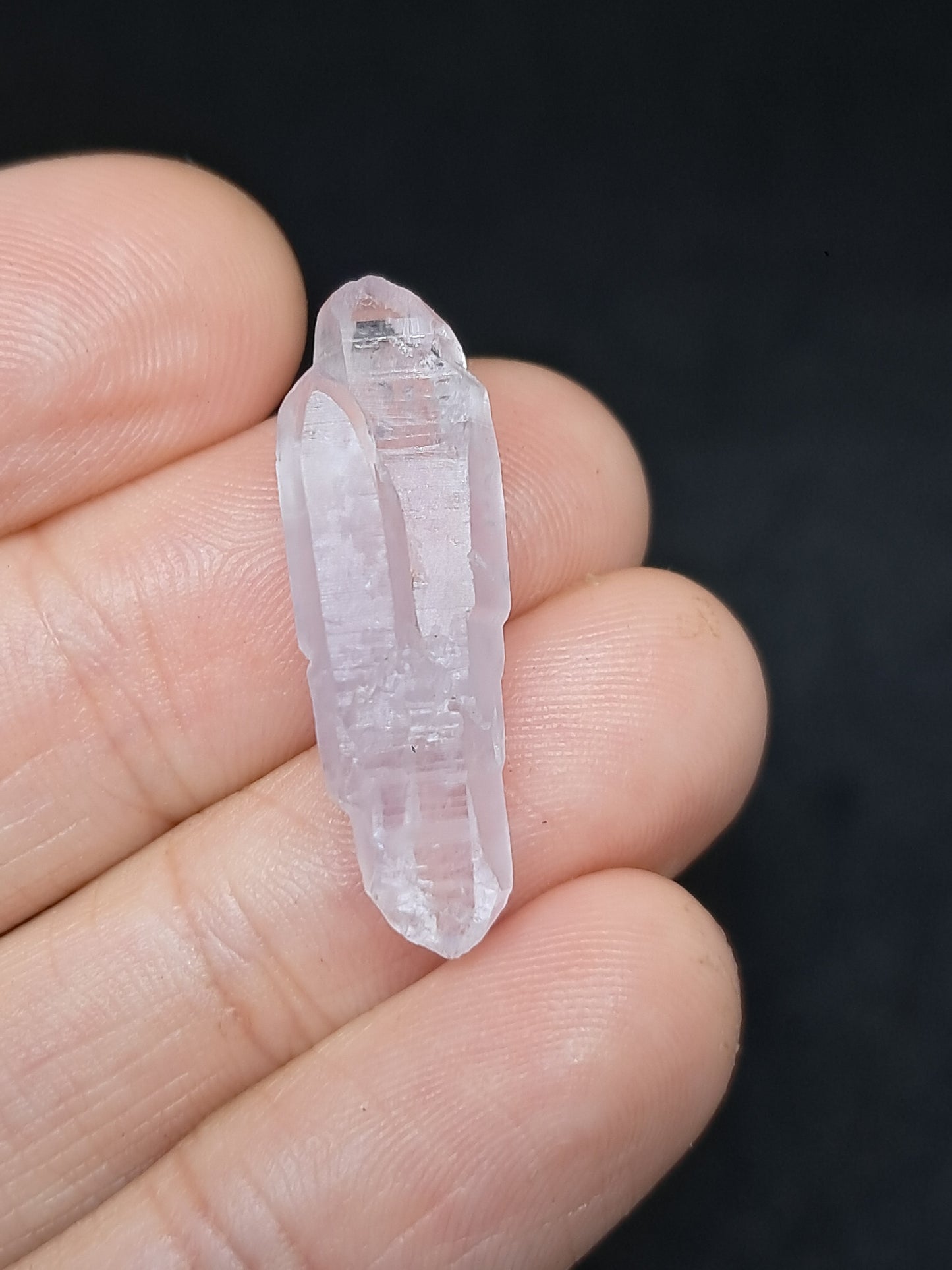 Esceptro Bipunta de Amatista de Veracruz Fusionada (México) | Cristal Natural | Muestra de Mineral #VA53